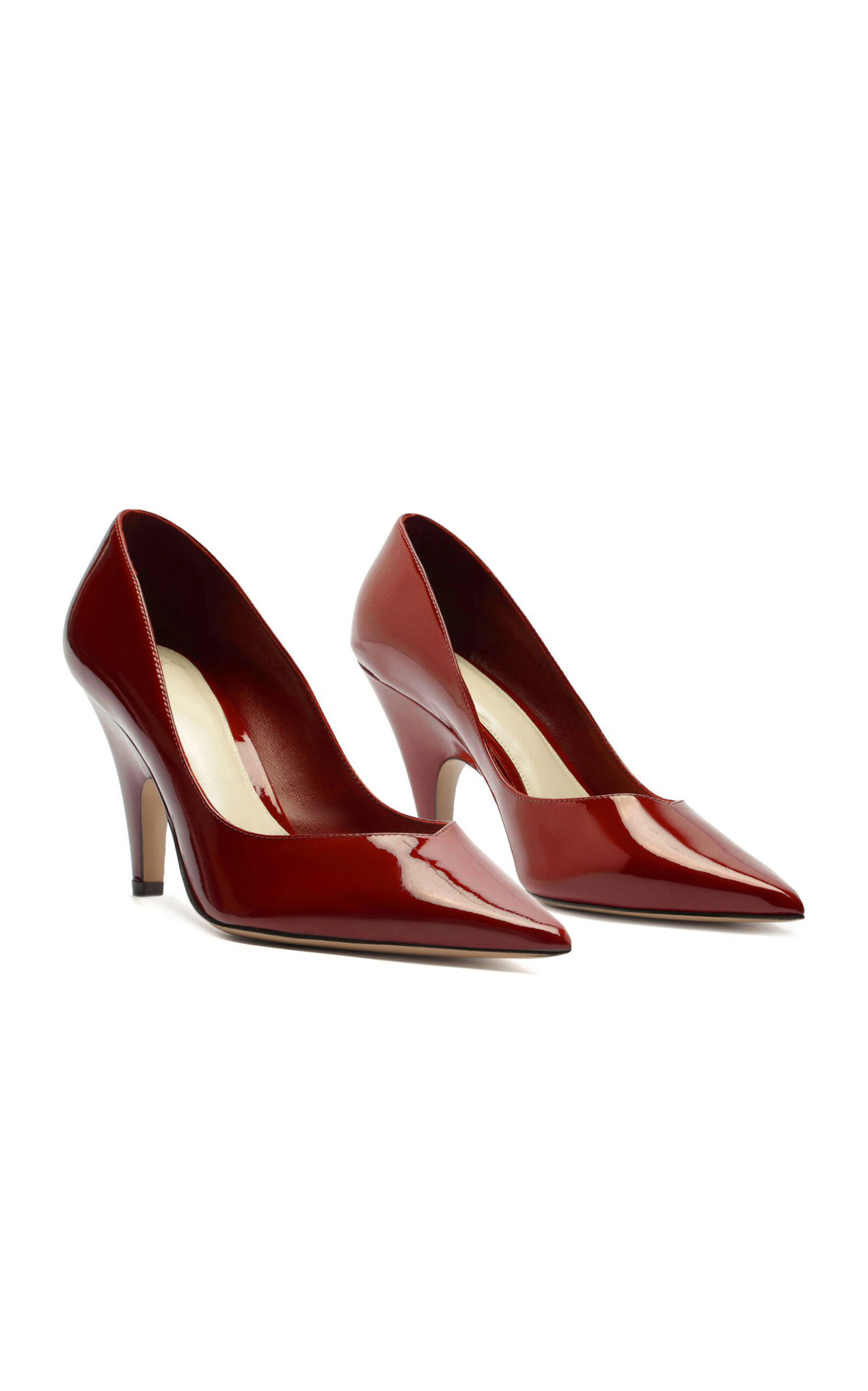 Frenchie Patent Leather Pumps red - 6