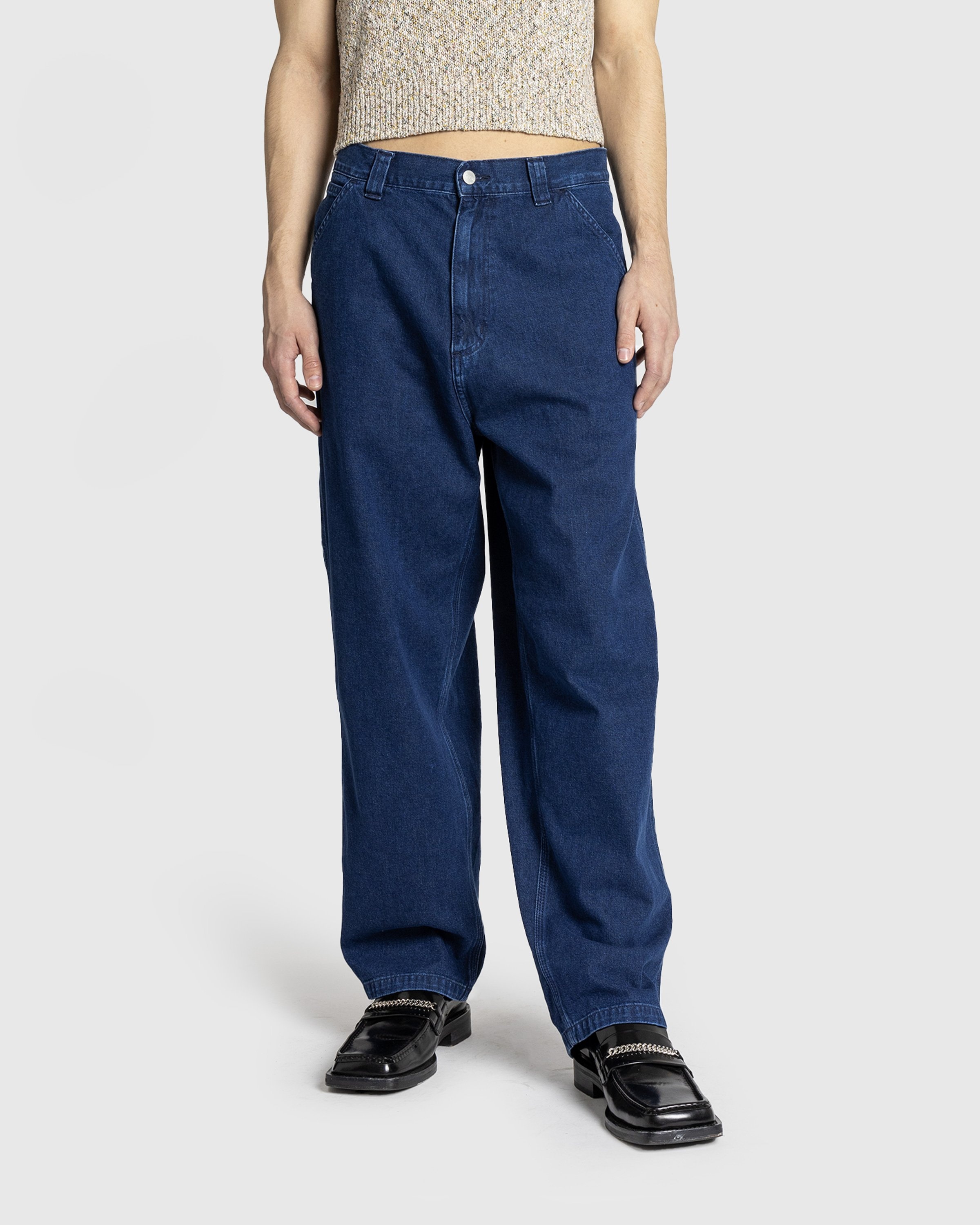 Carhartt WIP – OG Single Knee Pant Blue/Stone Washed - 2