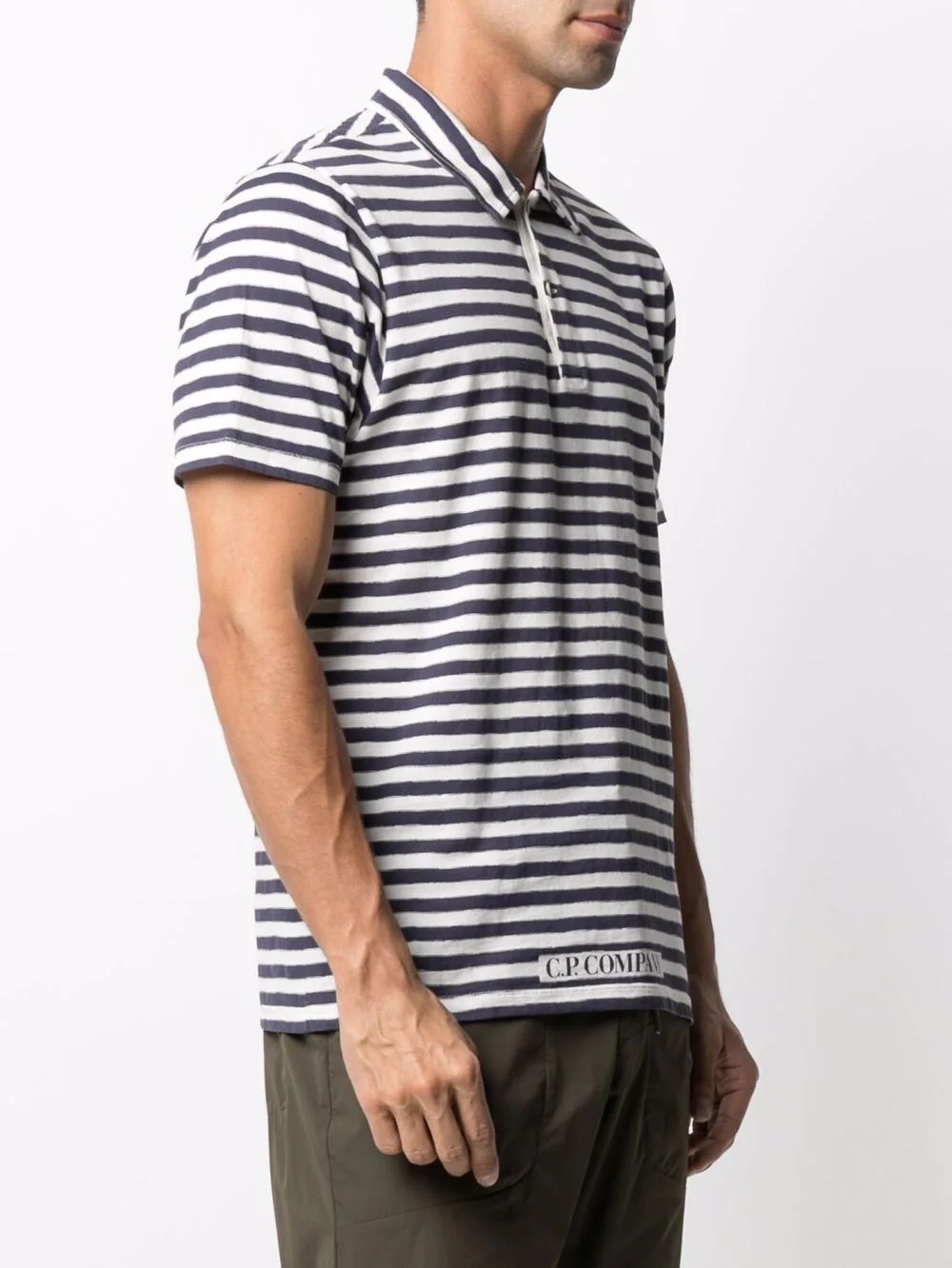 striped polo shirt - 3