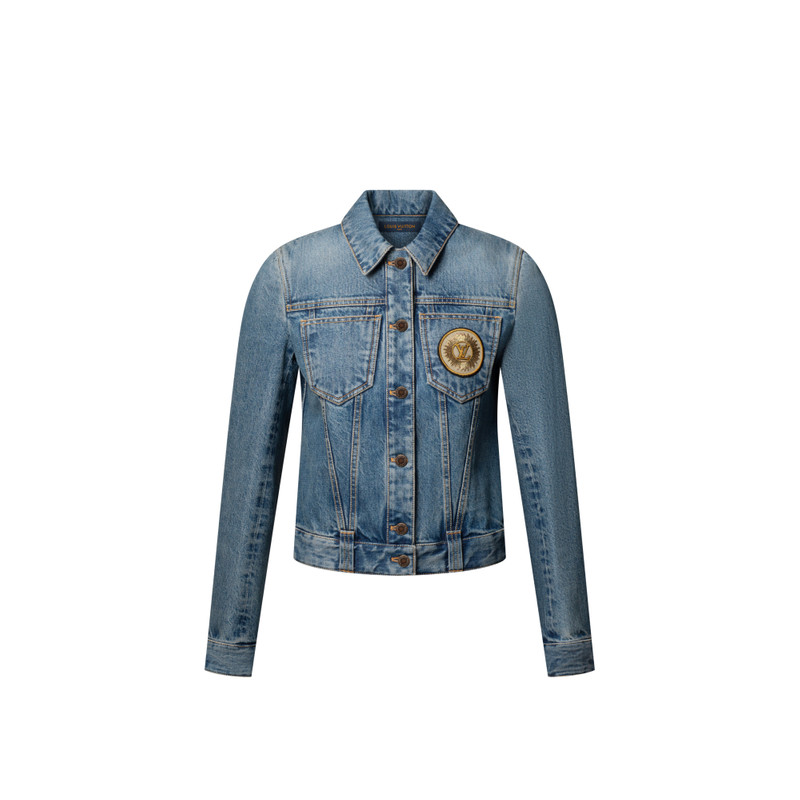 LV Patch Denim Jacket 1