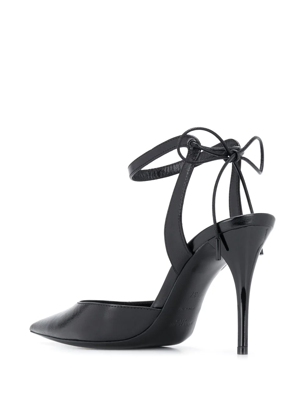 pointed toe ankle strap pumps - 3