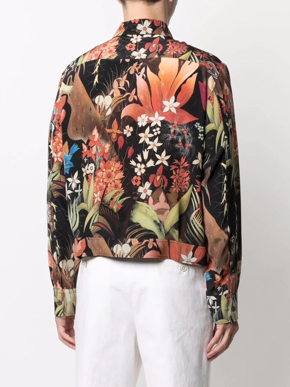 floral-print long-sleeve shirt - 4