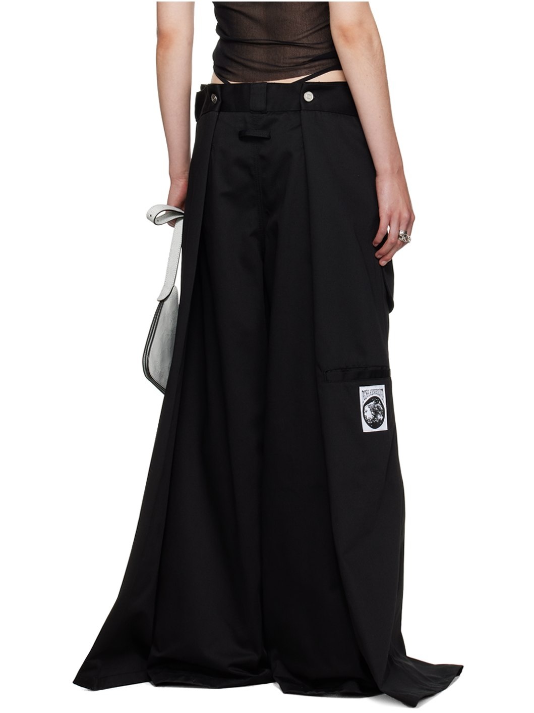 Black Shayne Oliver Edition 'The Wrap' Trousers - 3