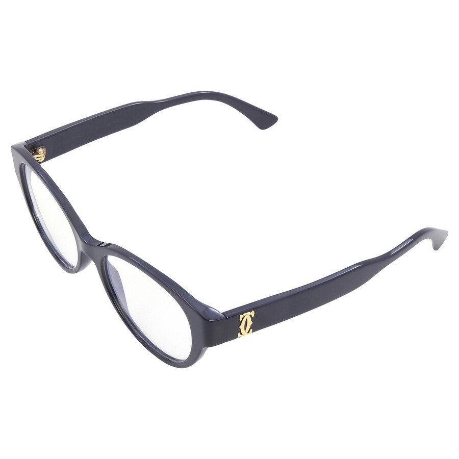 Cartier Demo Cat Eye Ladies Eyeglasses CT0315O 004 53 - 5