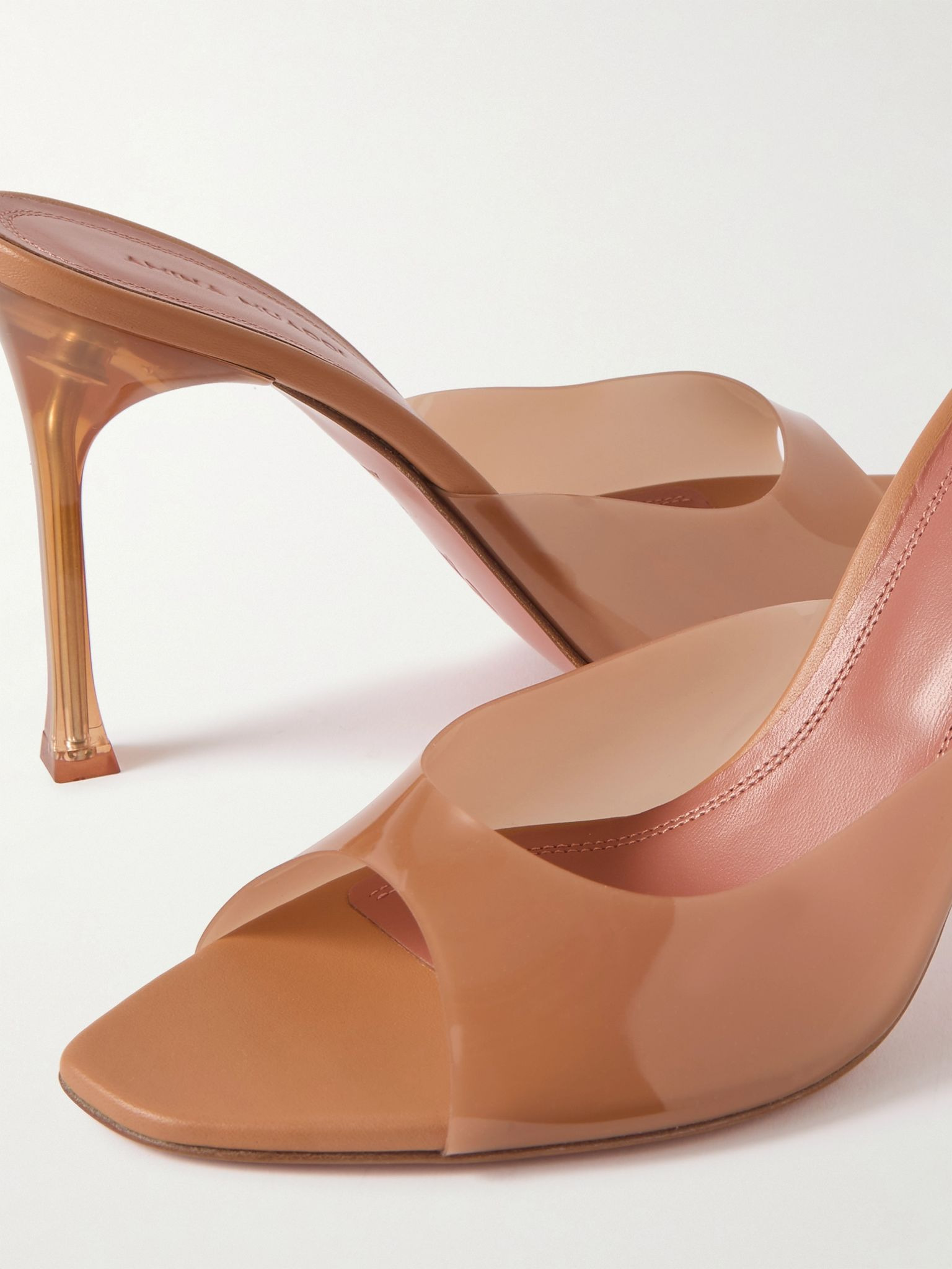 Alexa PVC mules Neutral - 4