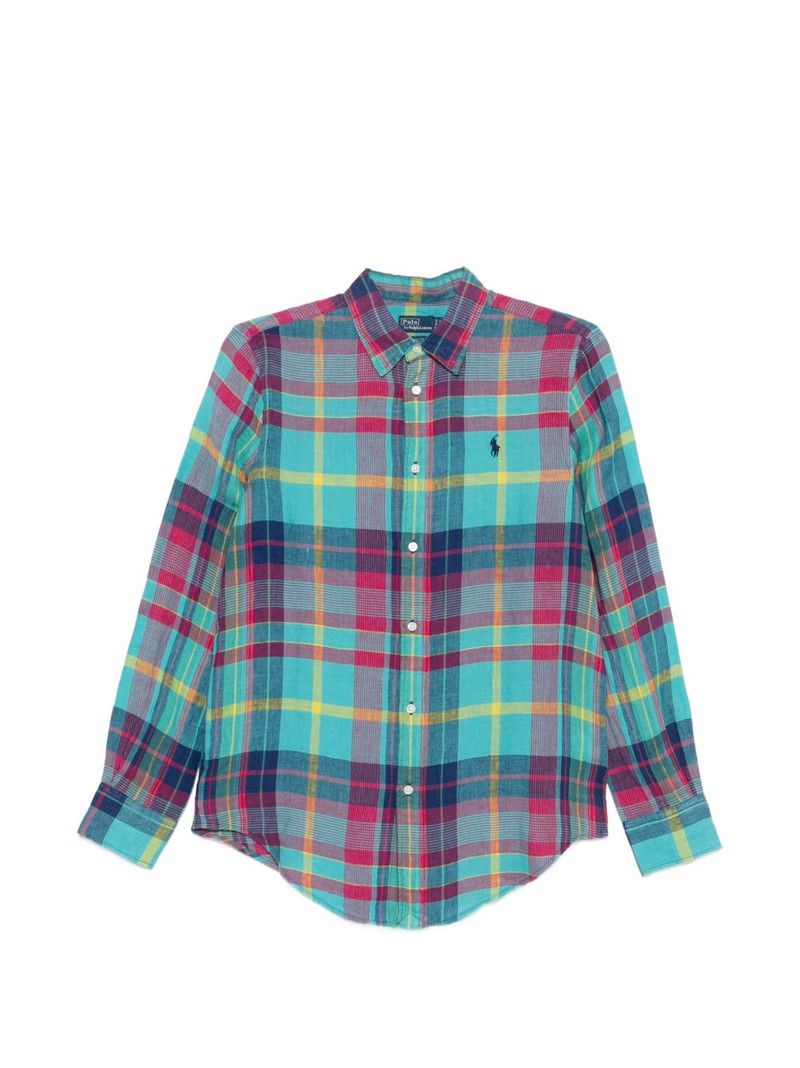 long sleeve checked shirt 1