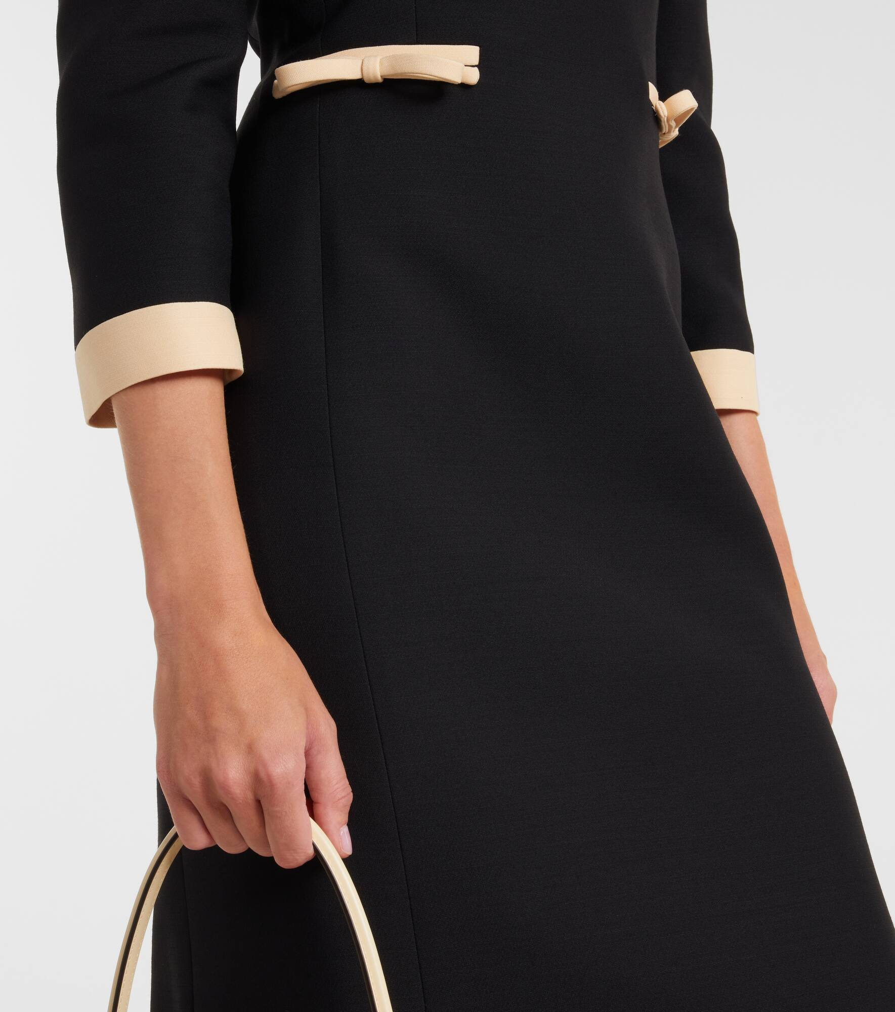 Crepe Couture midi dress - 5