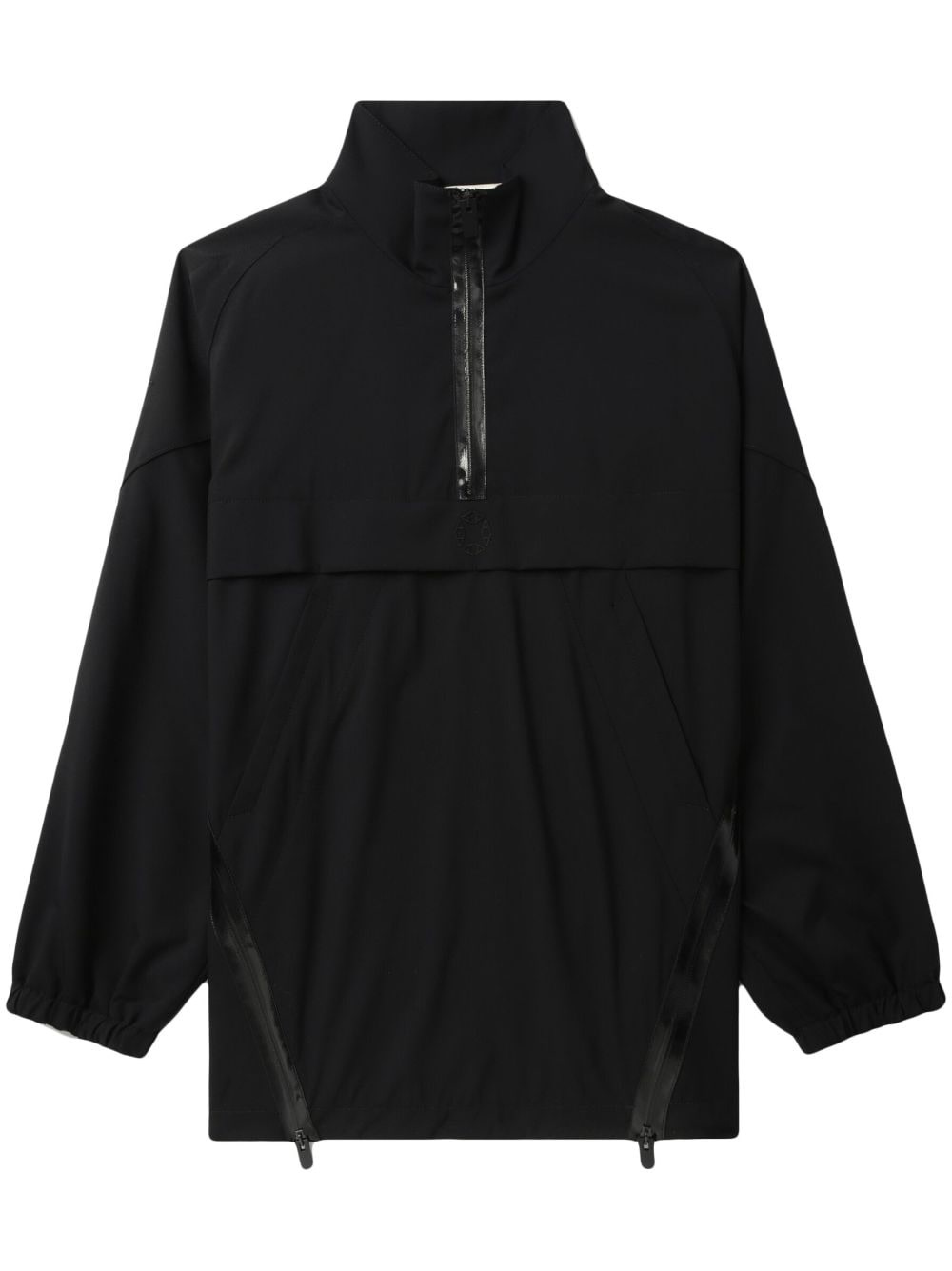 high-neck zip-detail jacket - 1