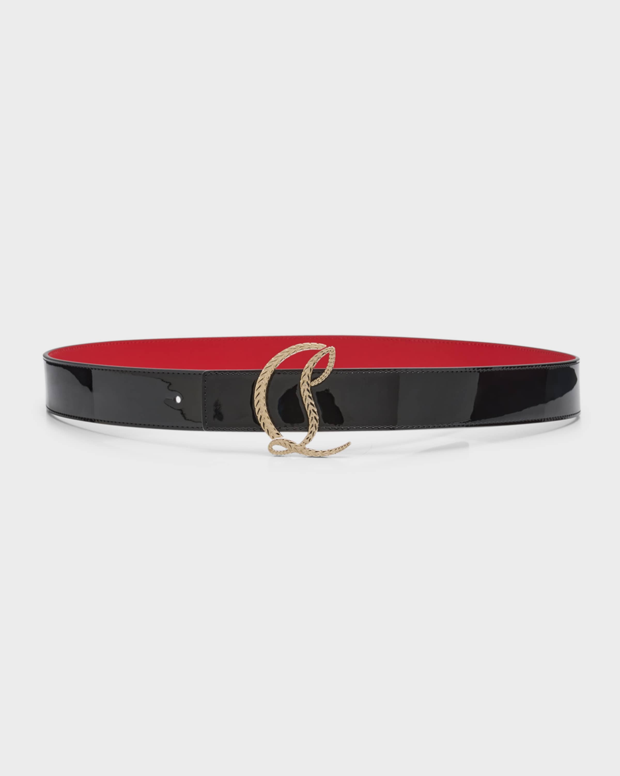 CL Patent Leather Belt - 1