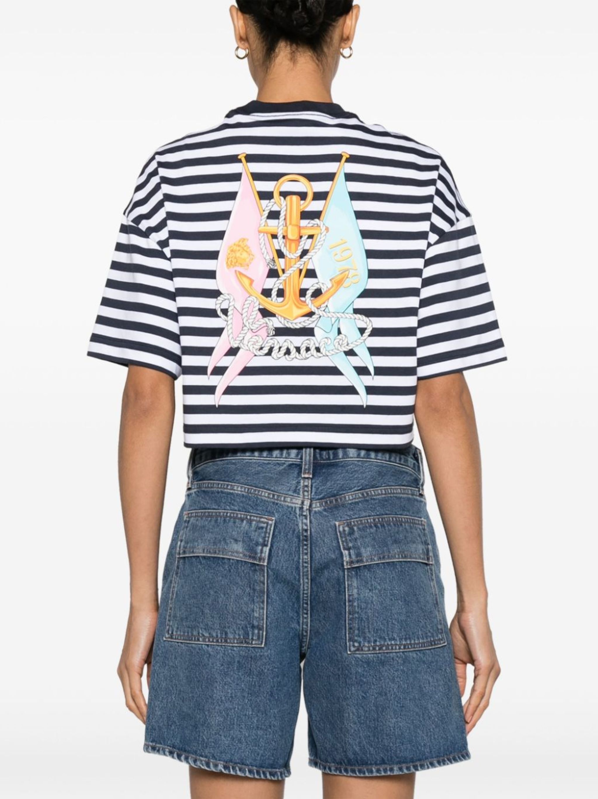 L'Ancora Versace cropped T-shirt - 4