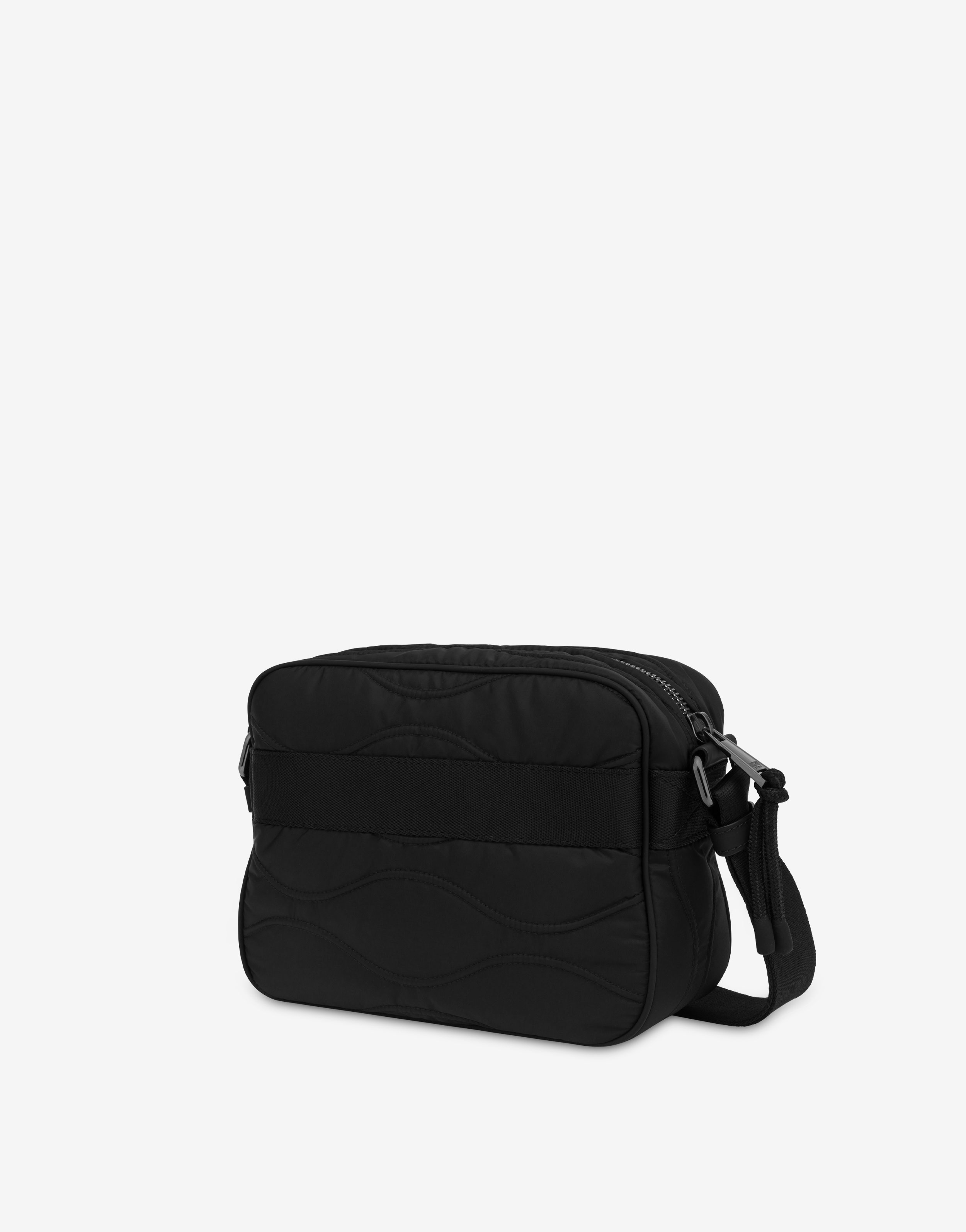 ITALIC LOGO NYLON MESSENGER BAG - 2