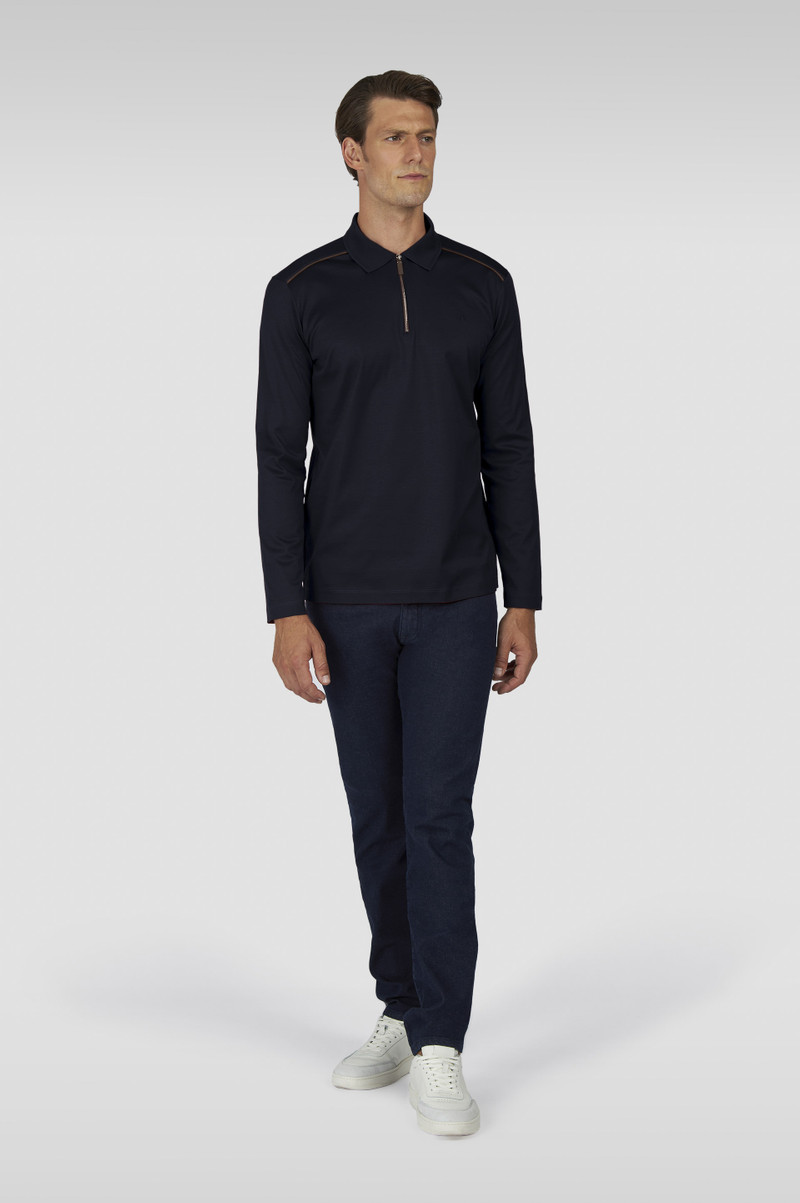 Paul & Shark AQUA TOUCH COTTON POLO SHIRT WITH ZIP outlook