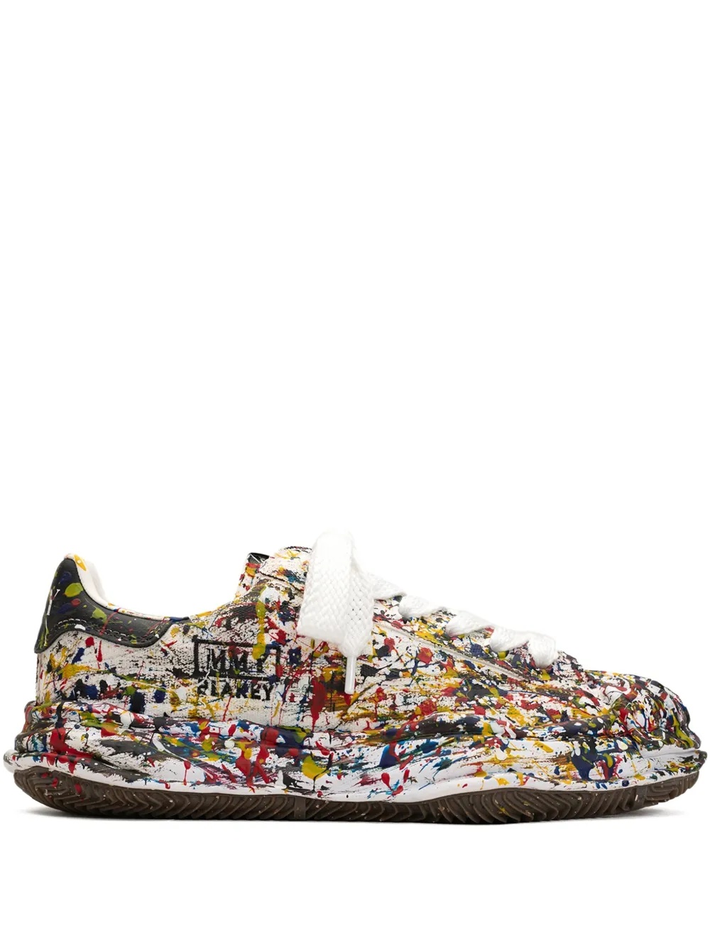 MAISON MIHARA YASUHIRO - Men Blakey Original Sole Sputtering Canvas Low-Top Sneaker - 1