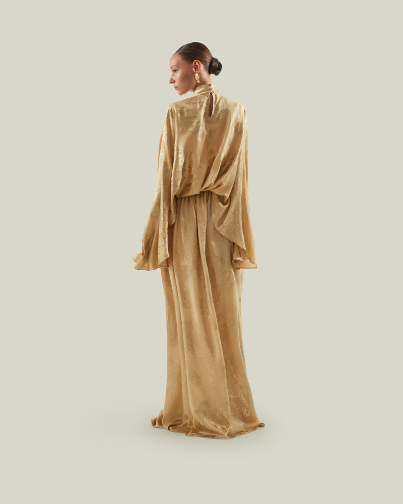 Lamarr Dress in Gold 3