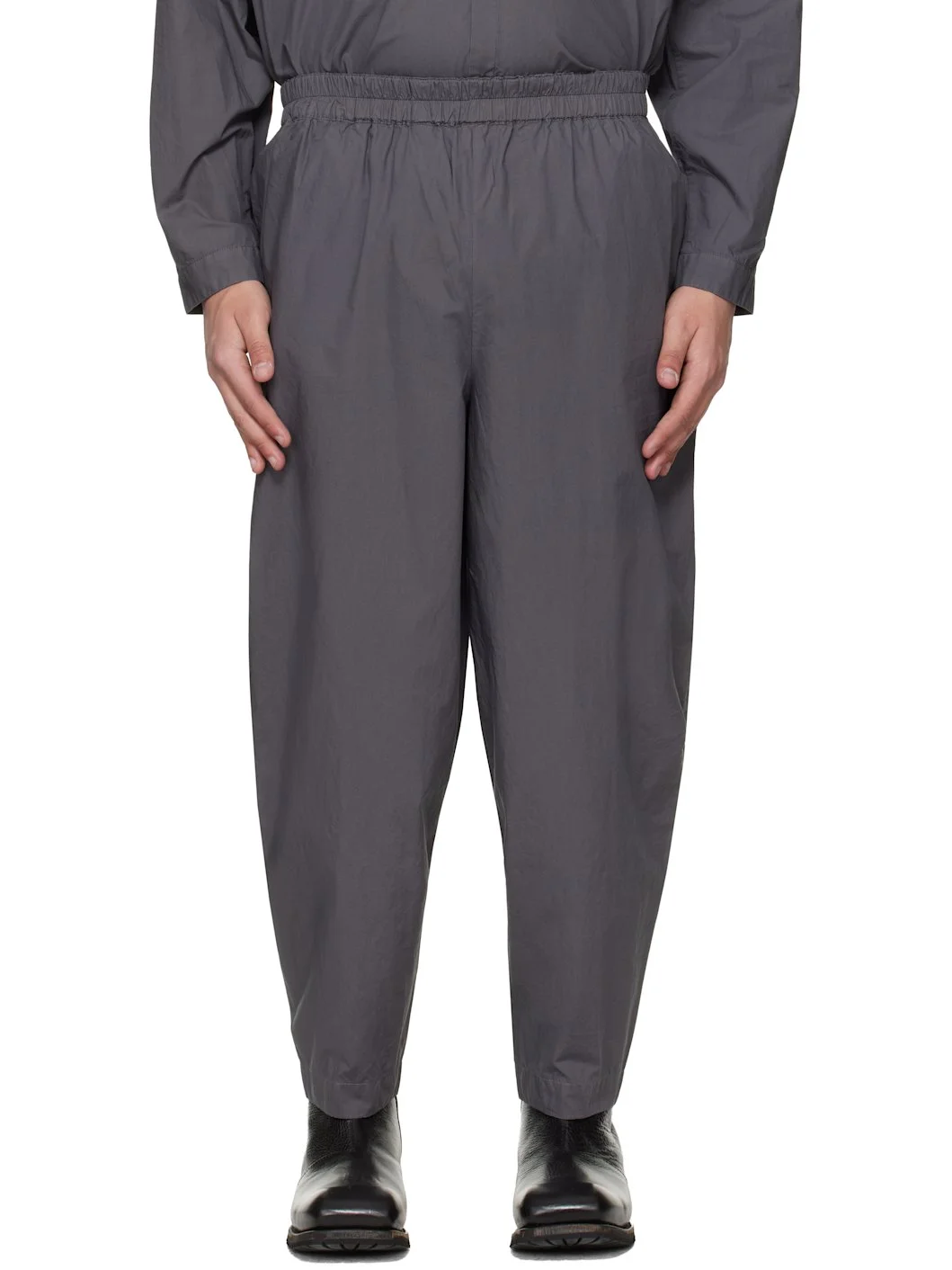 Gray 'The Acrobat' Trousers - 1