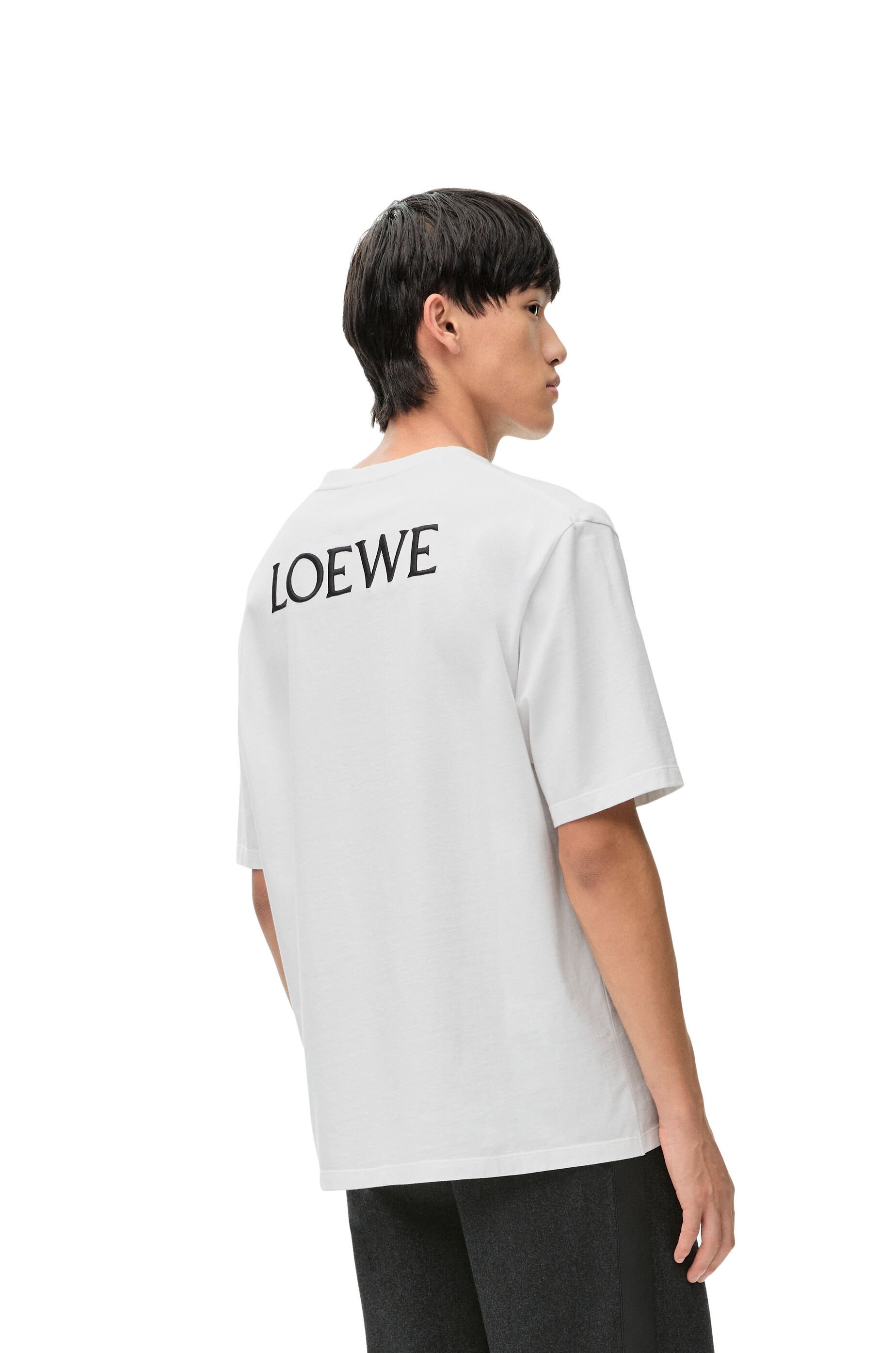 Loose fit T-shirt in cotton - 4