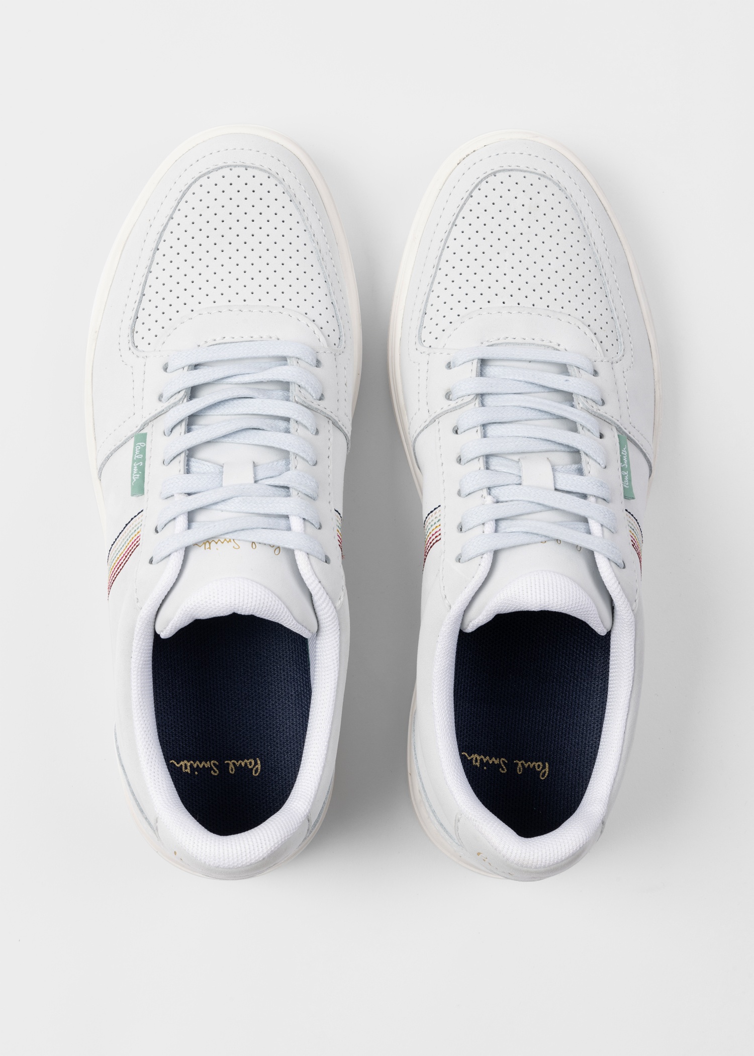 Women's Light Blue Leather 'Margate' Trainers - 5
