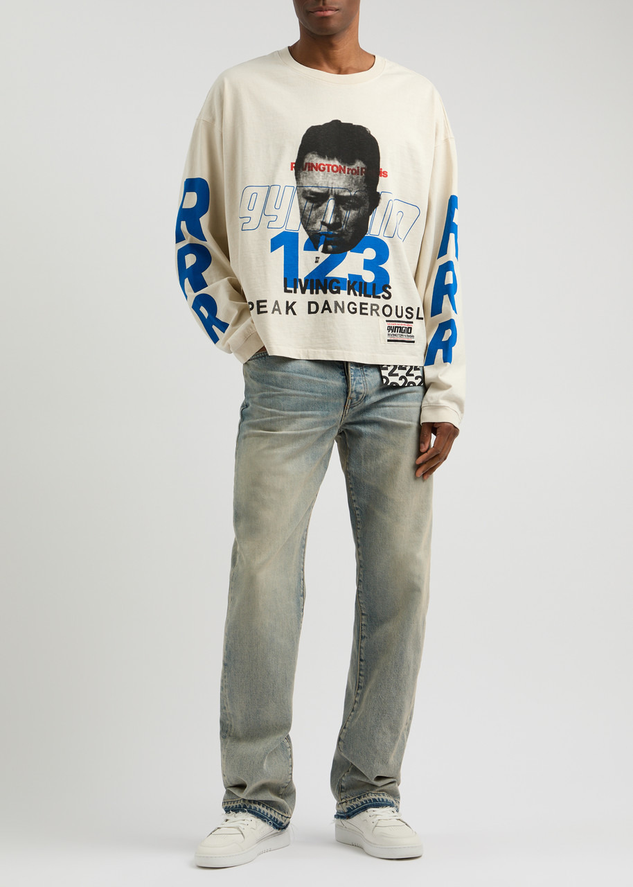 Rivington Roi Rebis Speak Dangerously Printed Cotton top - 4