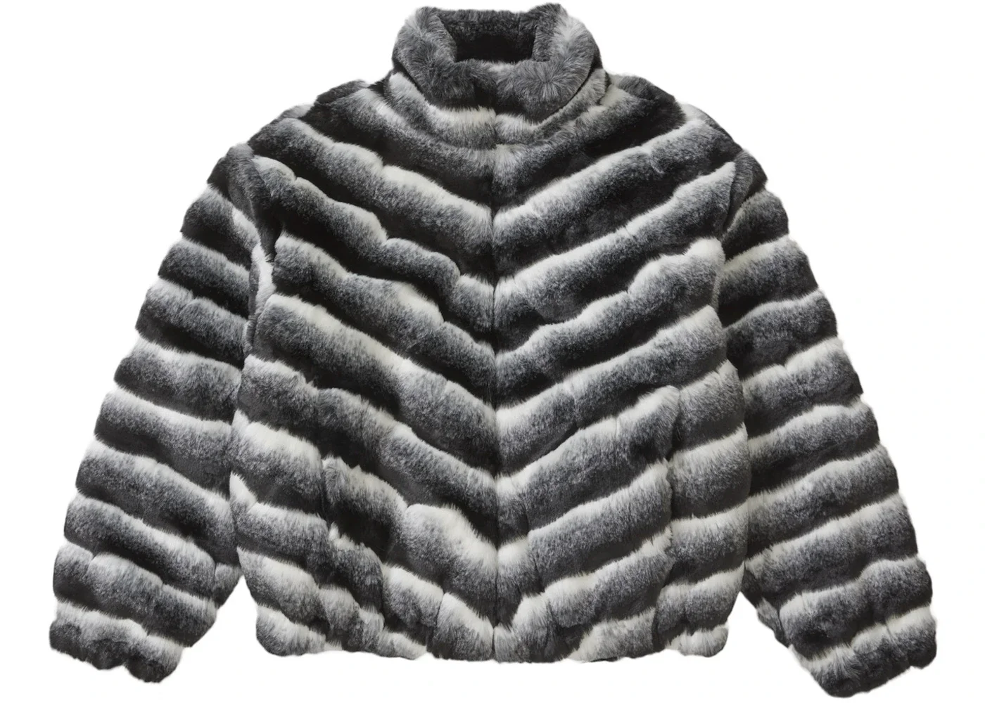 Supreme Faux Fur Jacket Black - 1