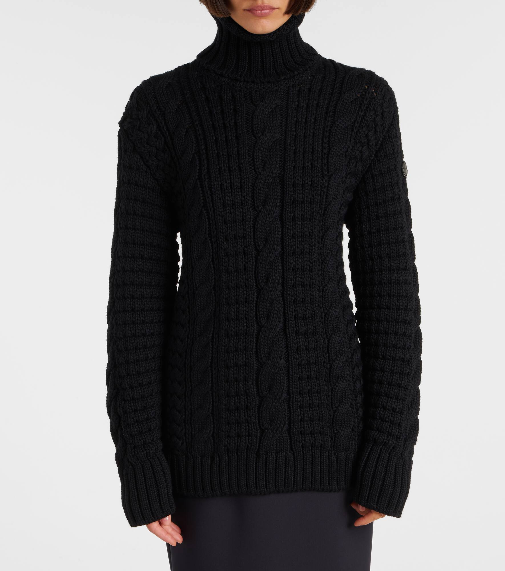 Wool turtleneck sweater - 5