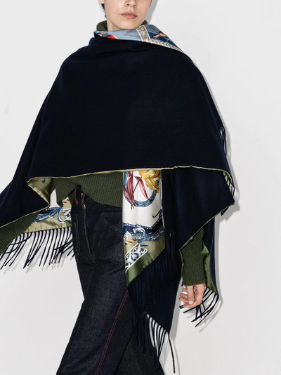 Salvatore Ferragamo Elizabeth cape scarf outlook