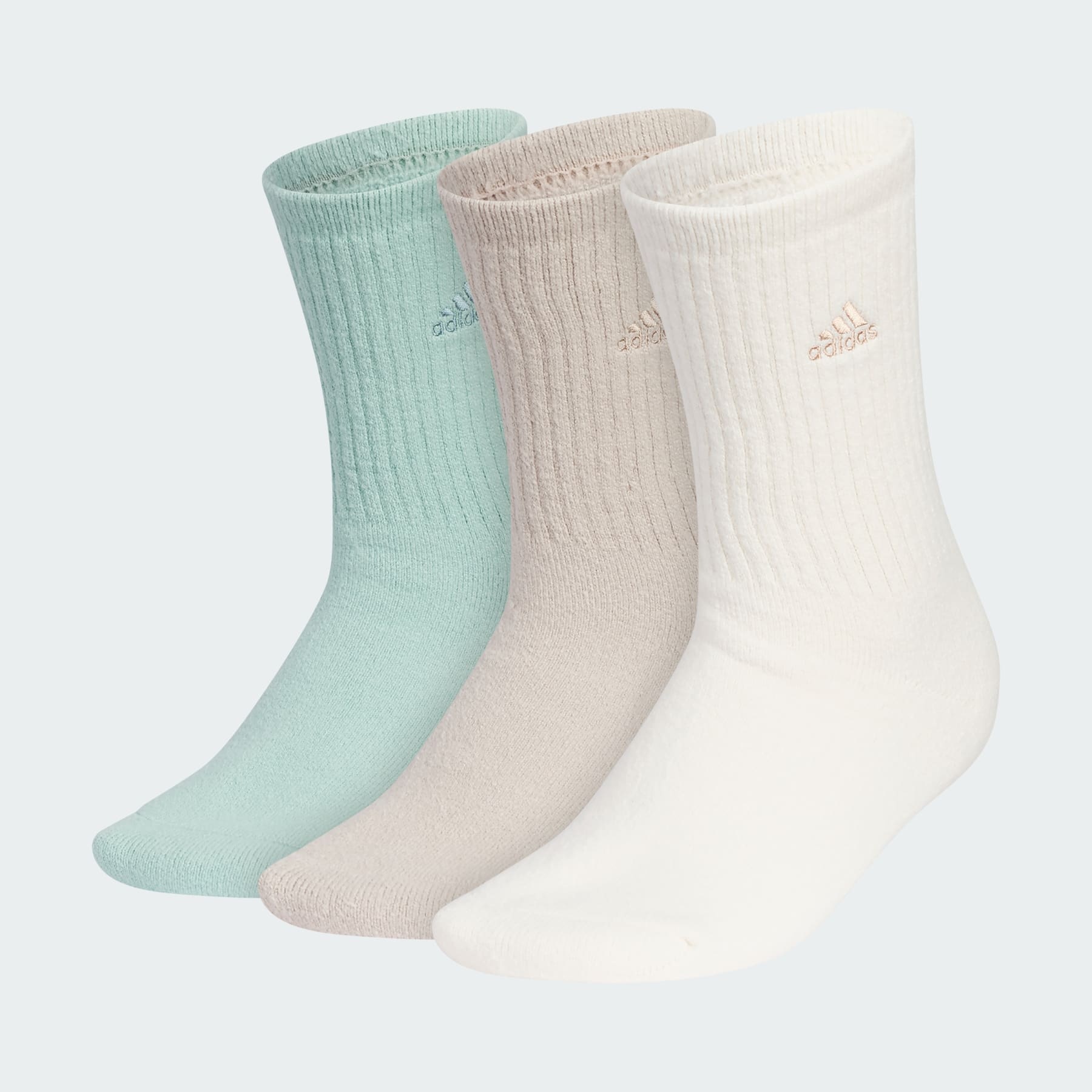 Cushioned Comfort Crew Socks 3 Pairs - 1