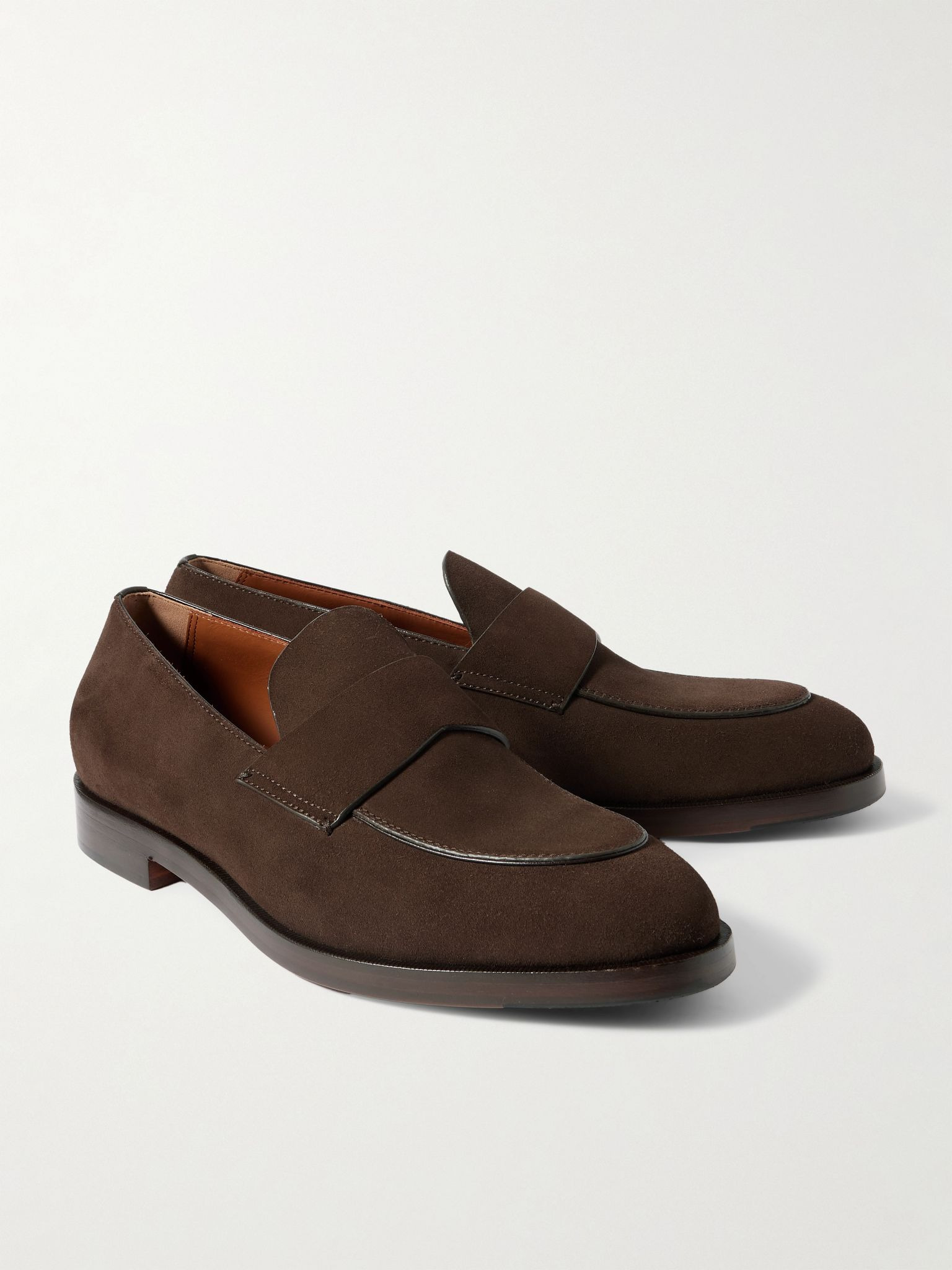Torino Suede Loafers Dark brown - 4