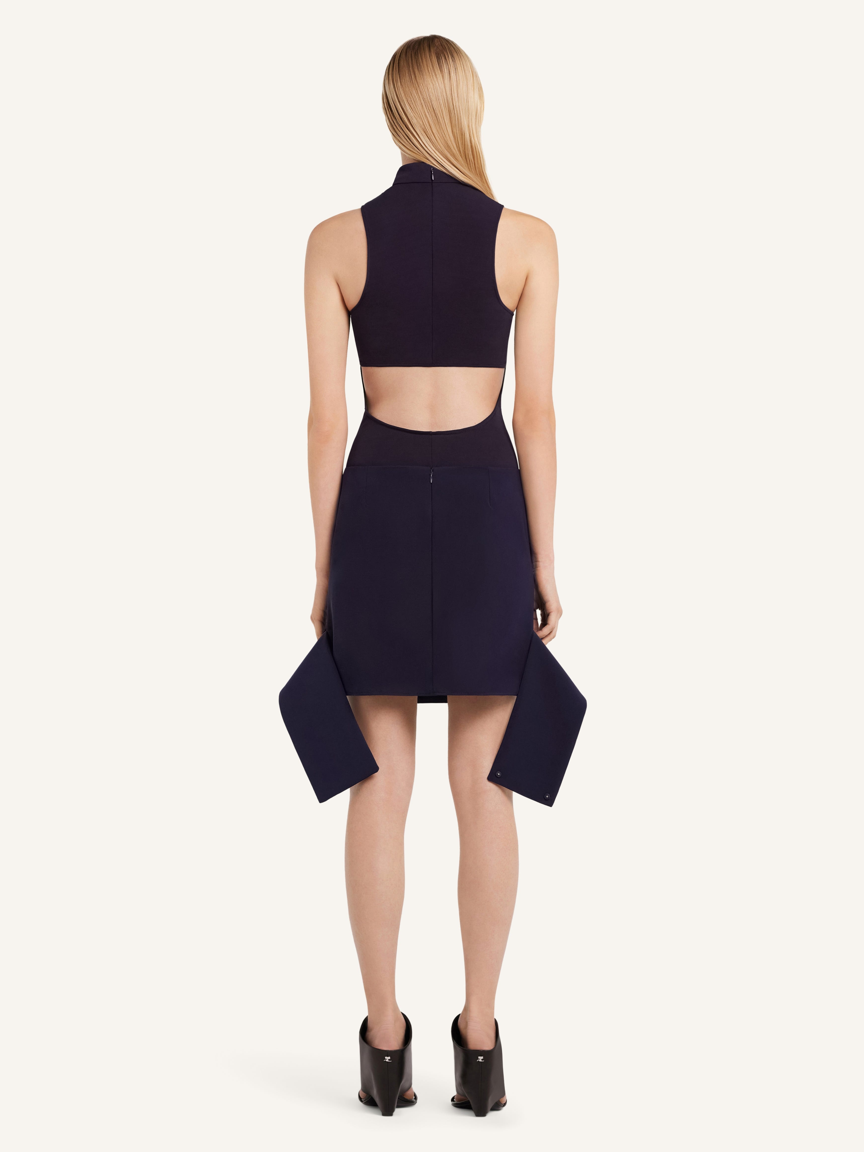 REVERSED BELT MINI SKIRT - 4