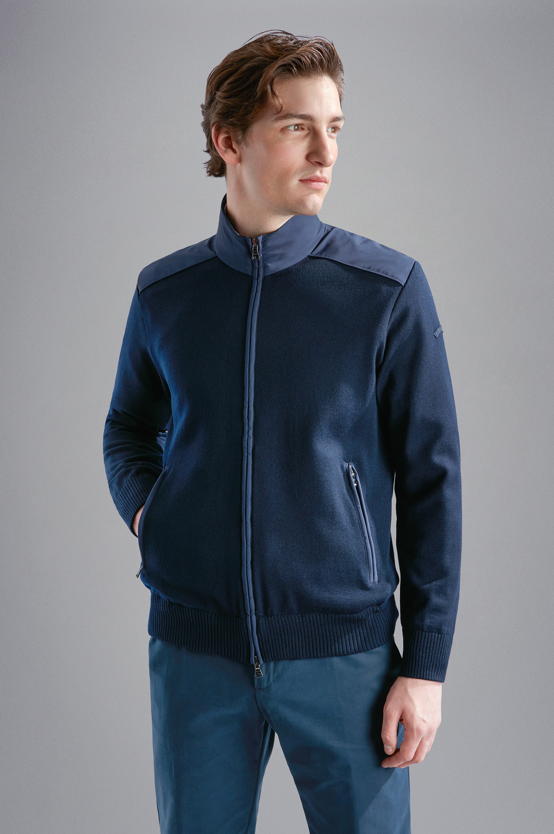 WOOL SWEATER WITH TYPHOON® INSERTS - 6