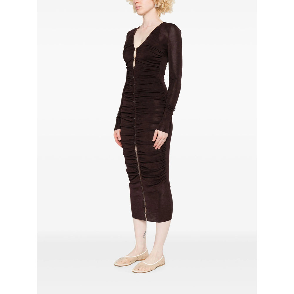 Self-Portrait Brown Dresses - Day Dresses Women - 3