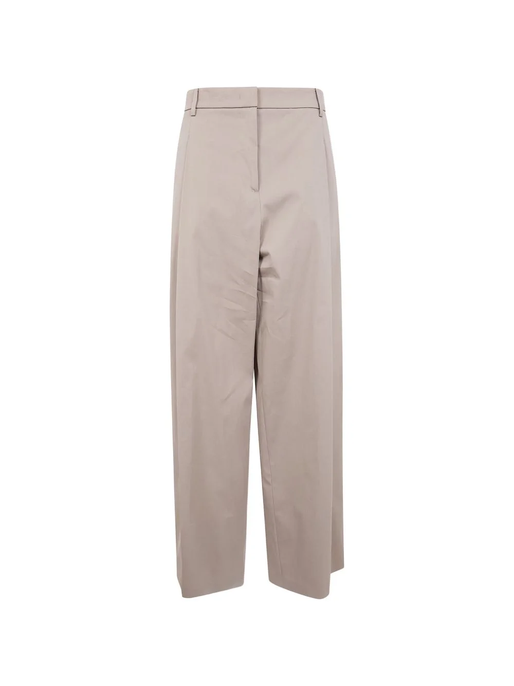 pleated wide-leg trousers - 1