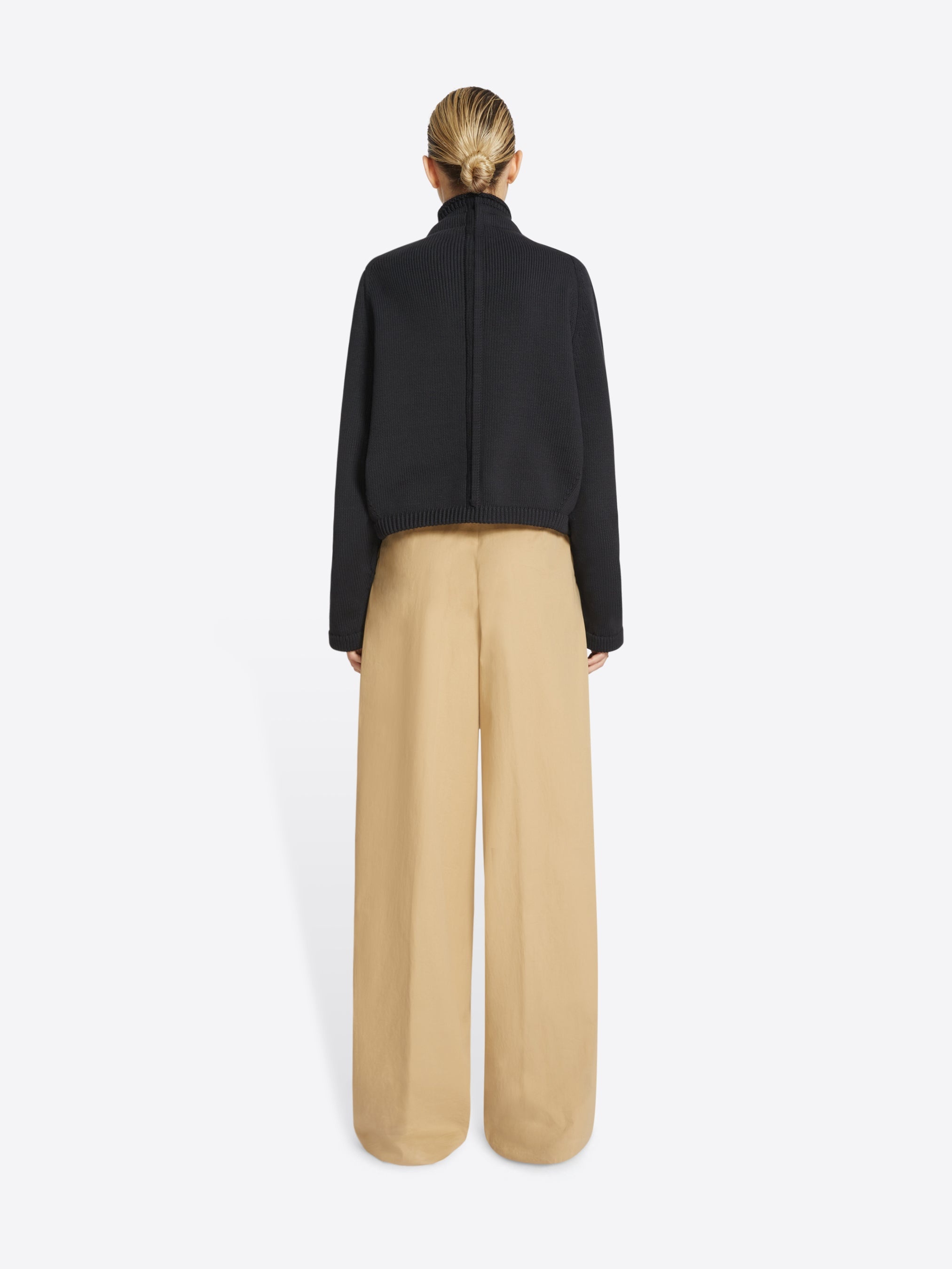 WIDE PLEATED PANTS - 4
