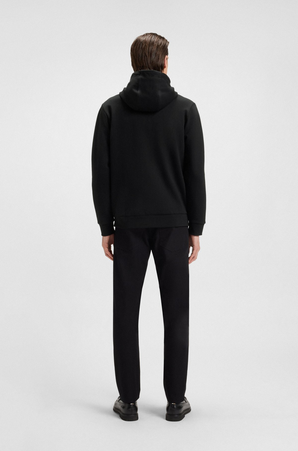 ZIP-UP HOODIE WITH DOUBLE B MONOGRAM - 5