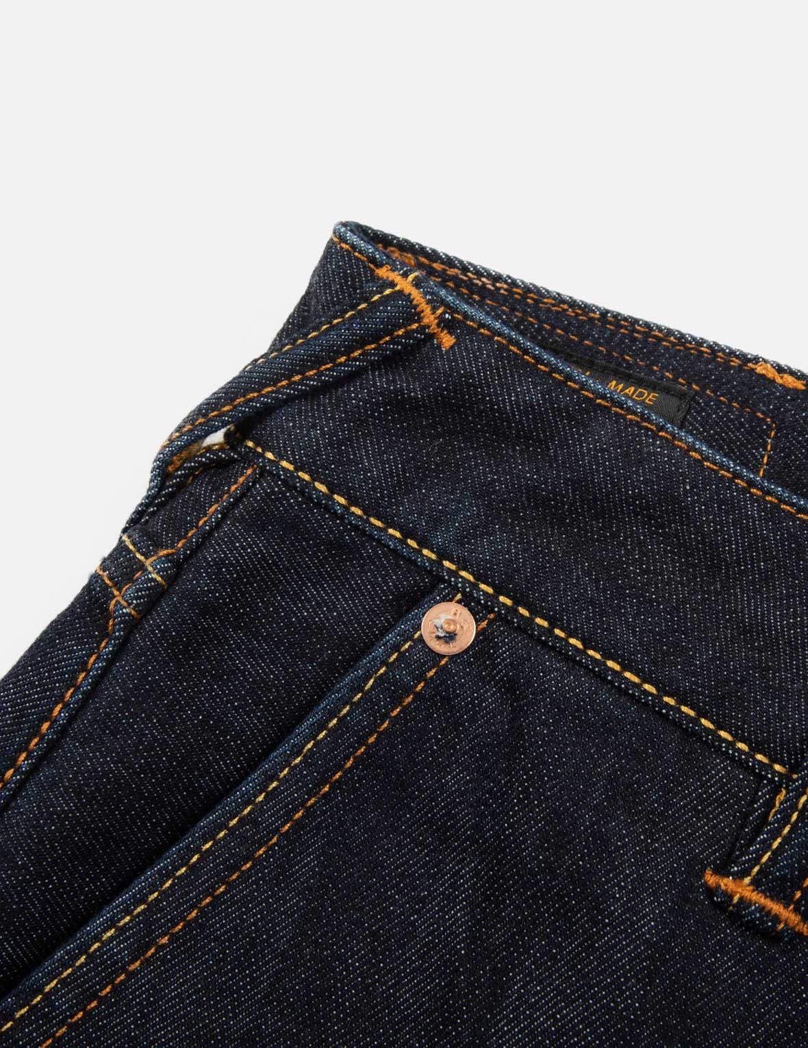 MULTI POCKET WITH SEAGULL EMBROIDERY RELAX FIT DENIM JOGGERS - 12