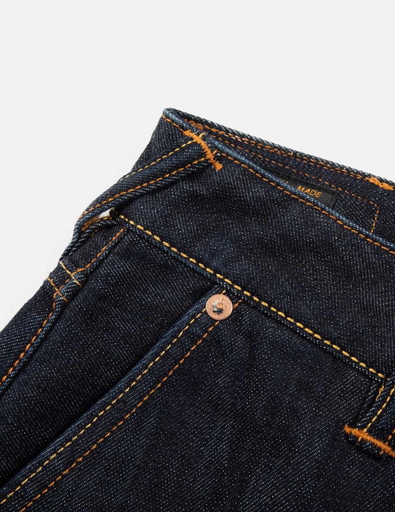 MULTI POCKET WITH SEAGULL EMBROIDERY RELAX FIT DENIM JOGGERS 12