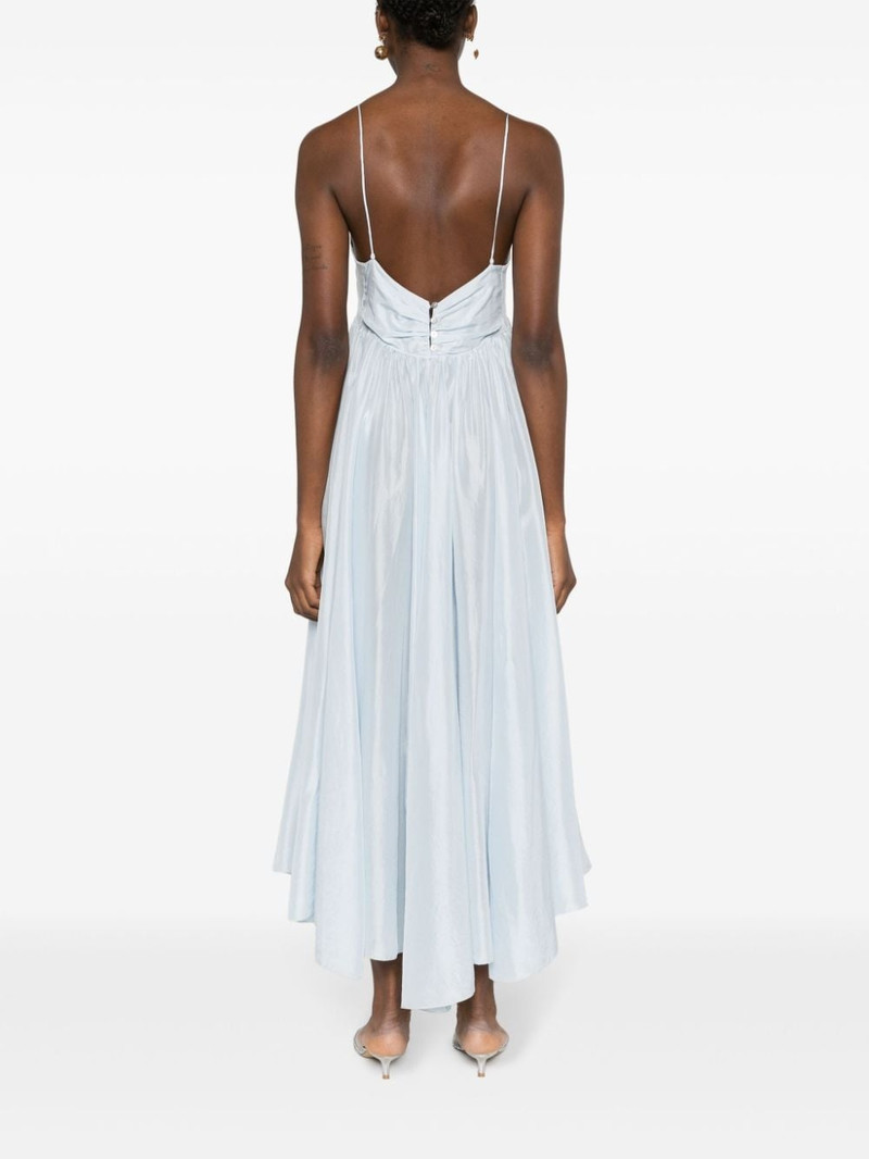 empire-line silk maxi dress 4