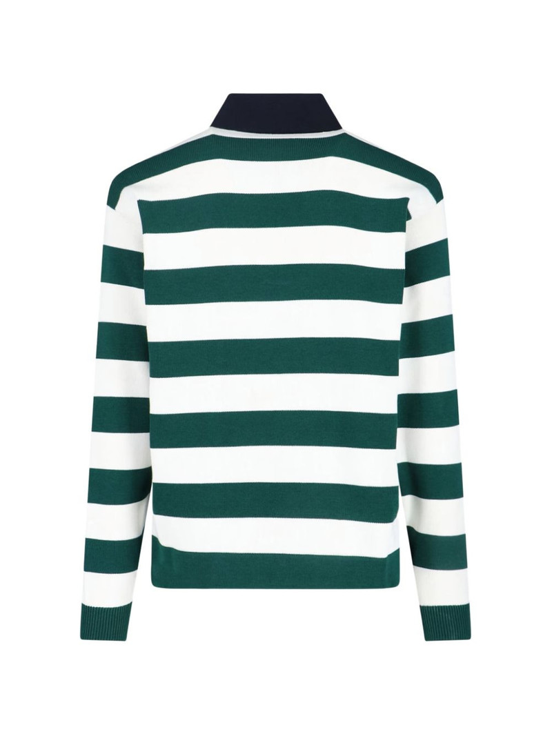 GUCCI striped cotton polo shirt outlook