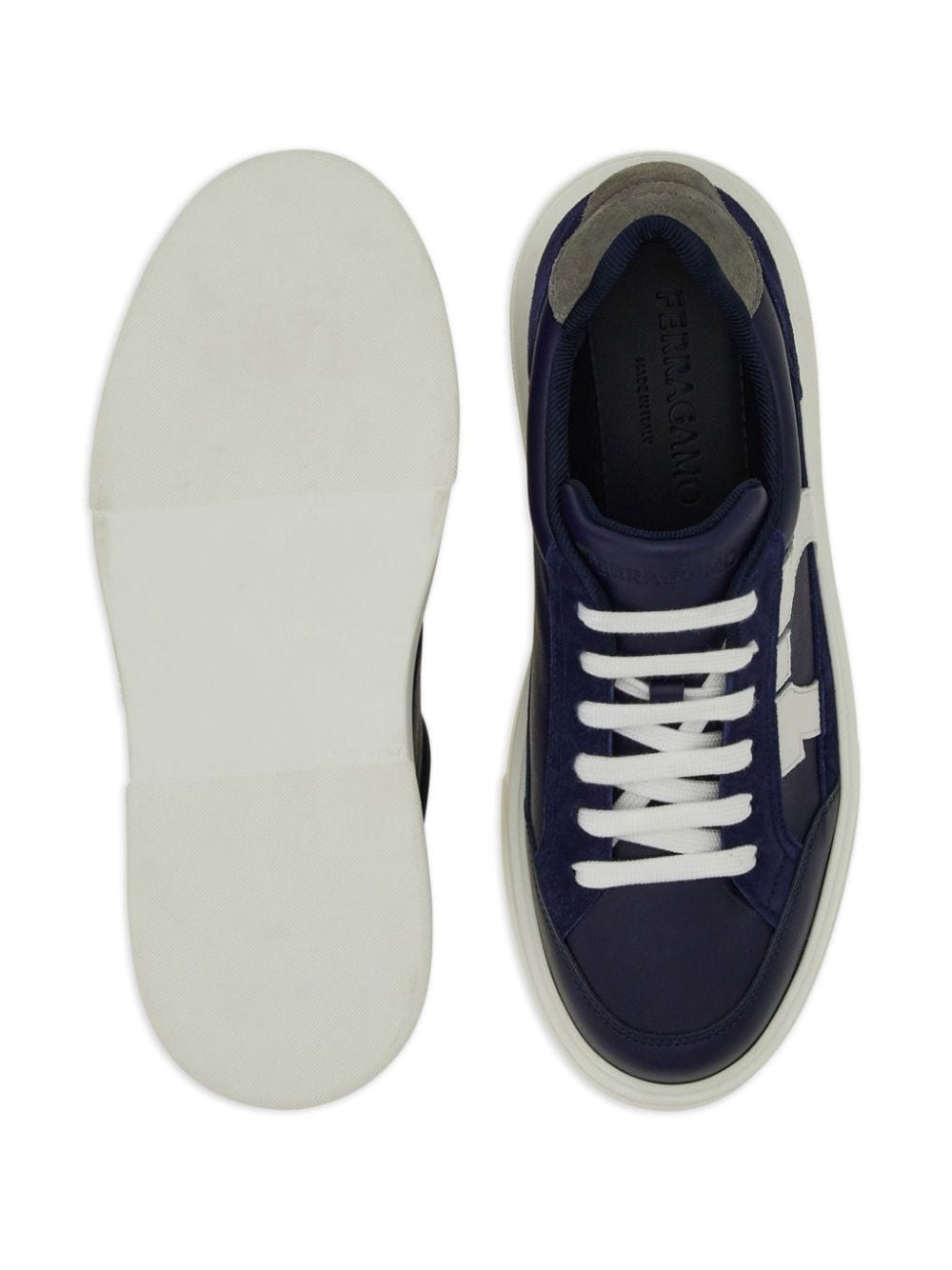 Gancini leather sneakers - 5