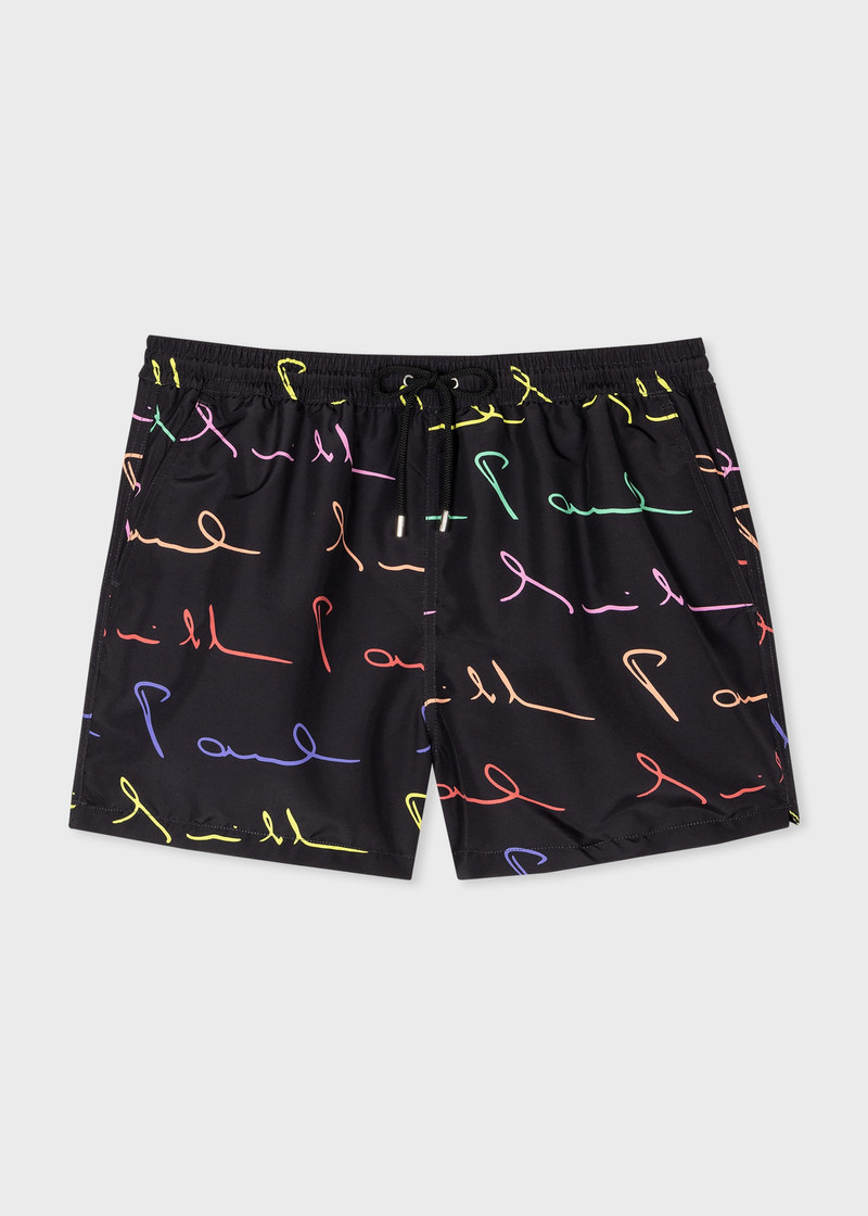 'Handwritten Logo' Swim Shorts 1