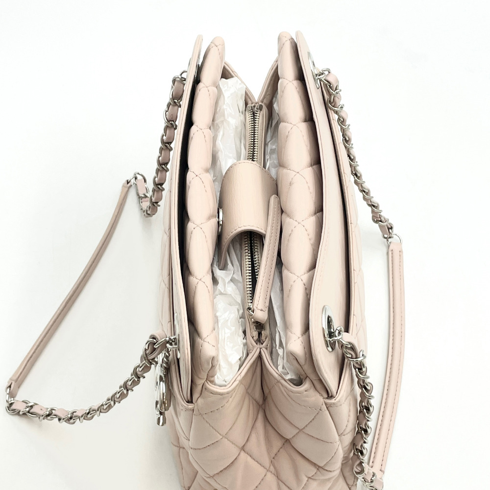 Chanel No. 20 Baby Pink Lambskin Chain Shoulder Bag - 5