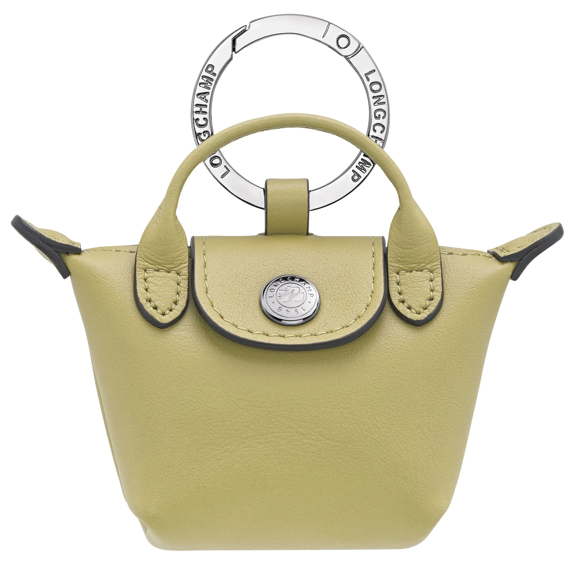 Le Pliage Xtra Key ring Pistachio - Leather - 1
