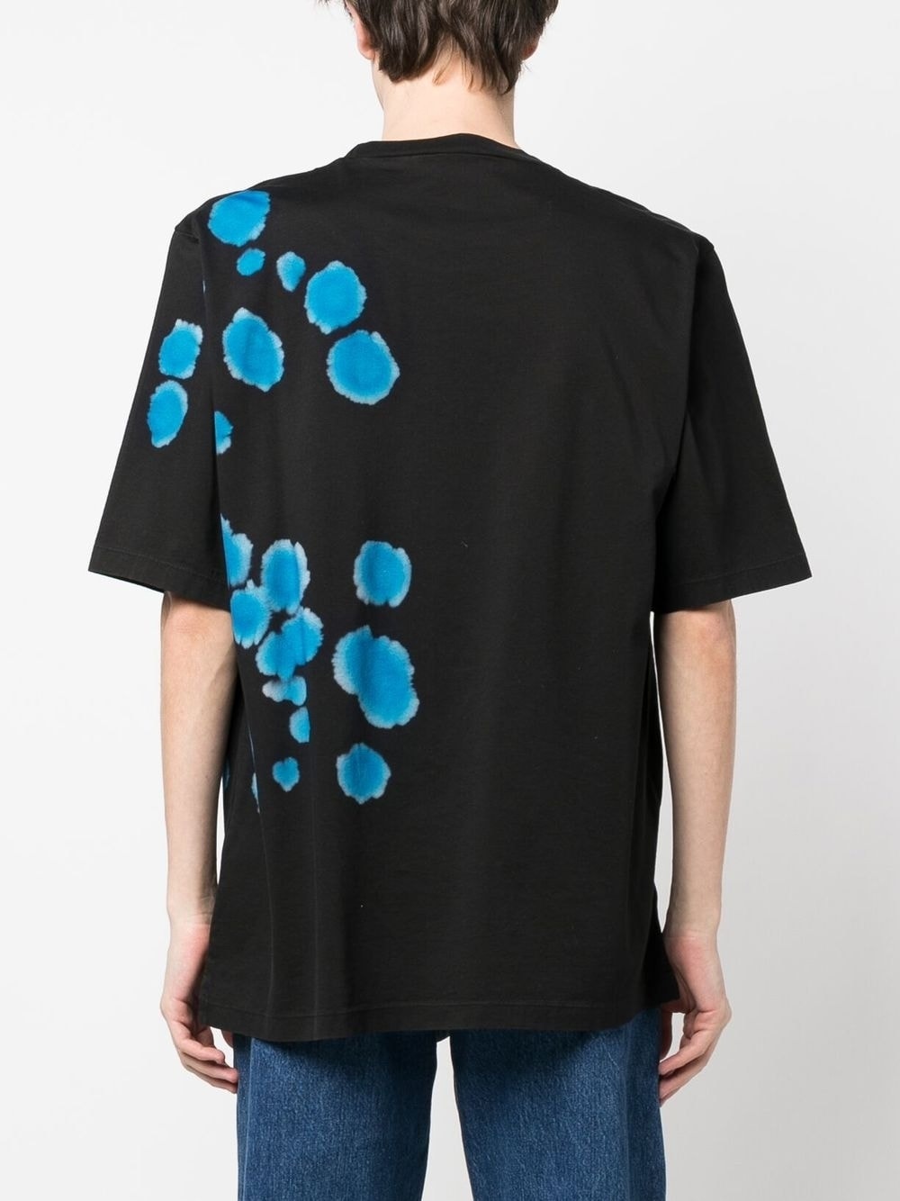 abstract-print logo T-shirt - 4