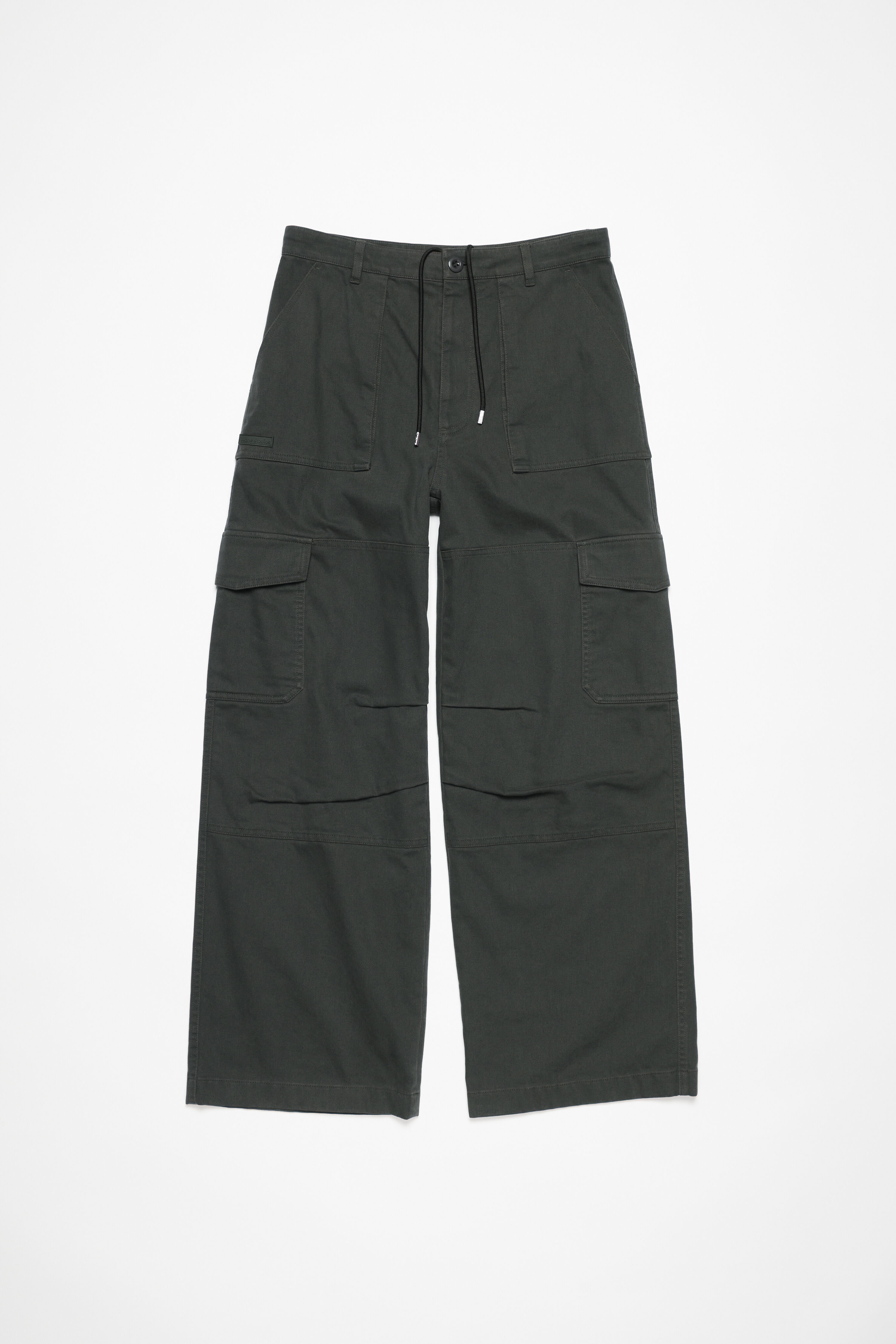 Twill trousers - Dark grey - 1