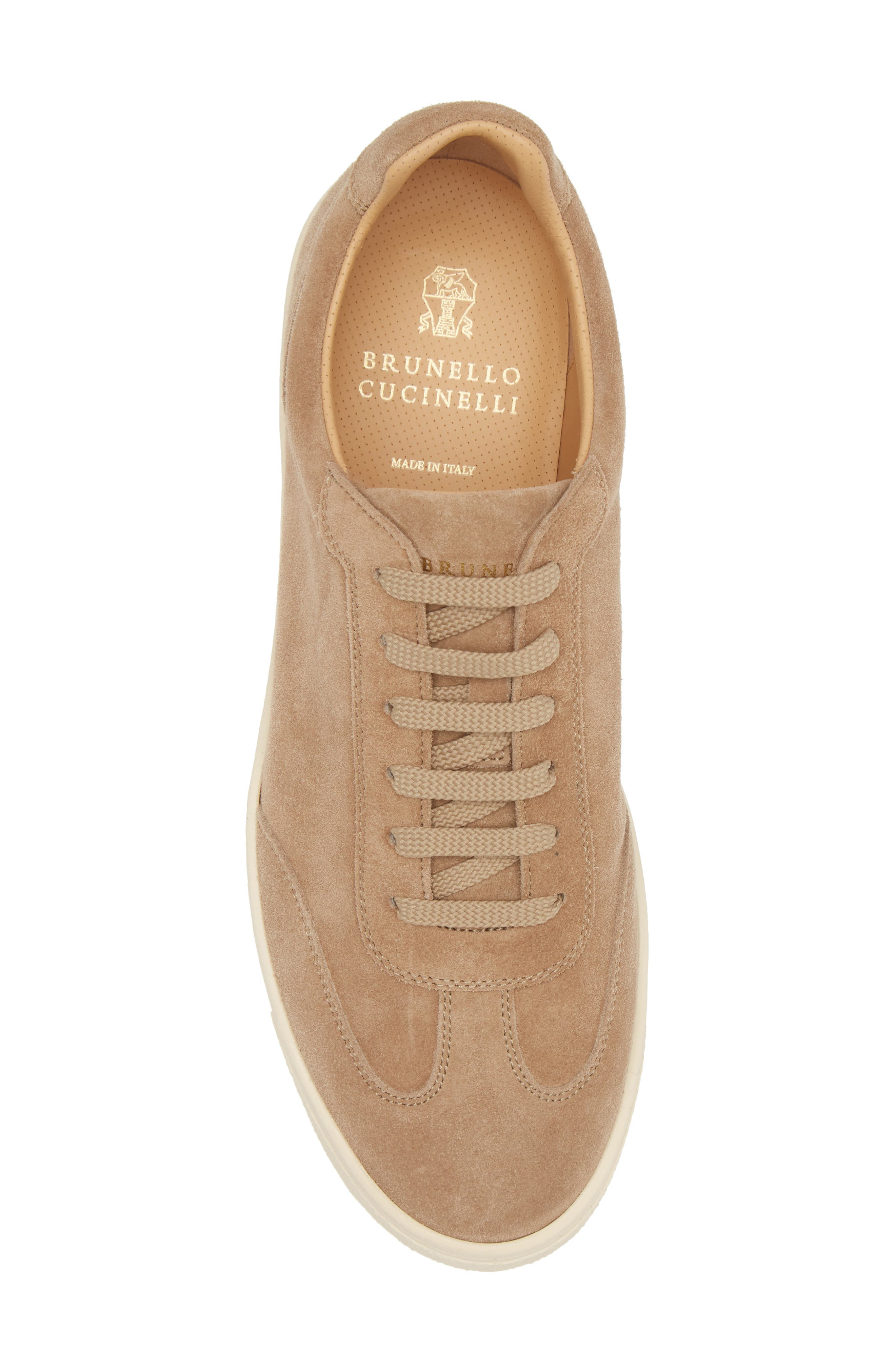 Suede Low Top Sneaker - 5