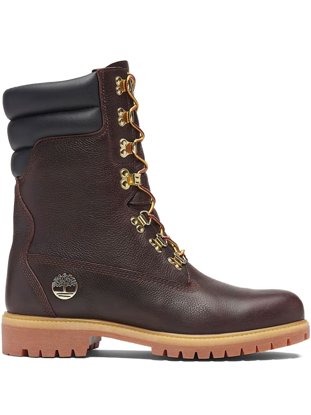 Premium Tall Lace Up Waterproof "Brown" boots - 1
