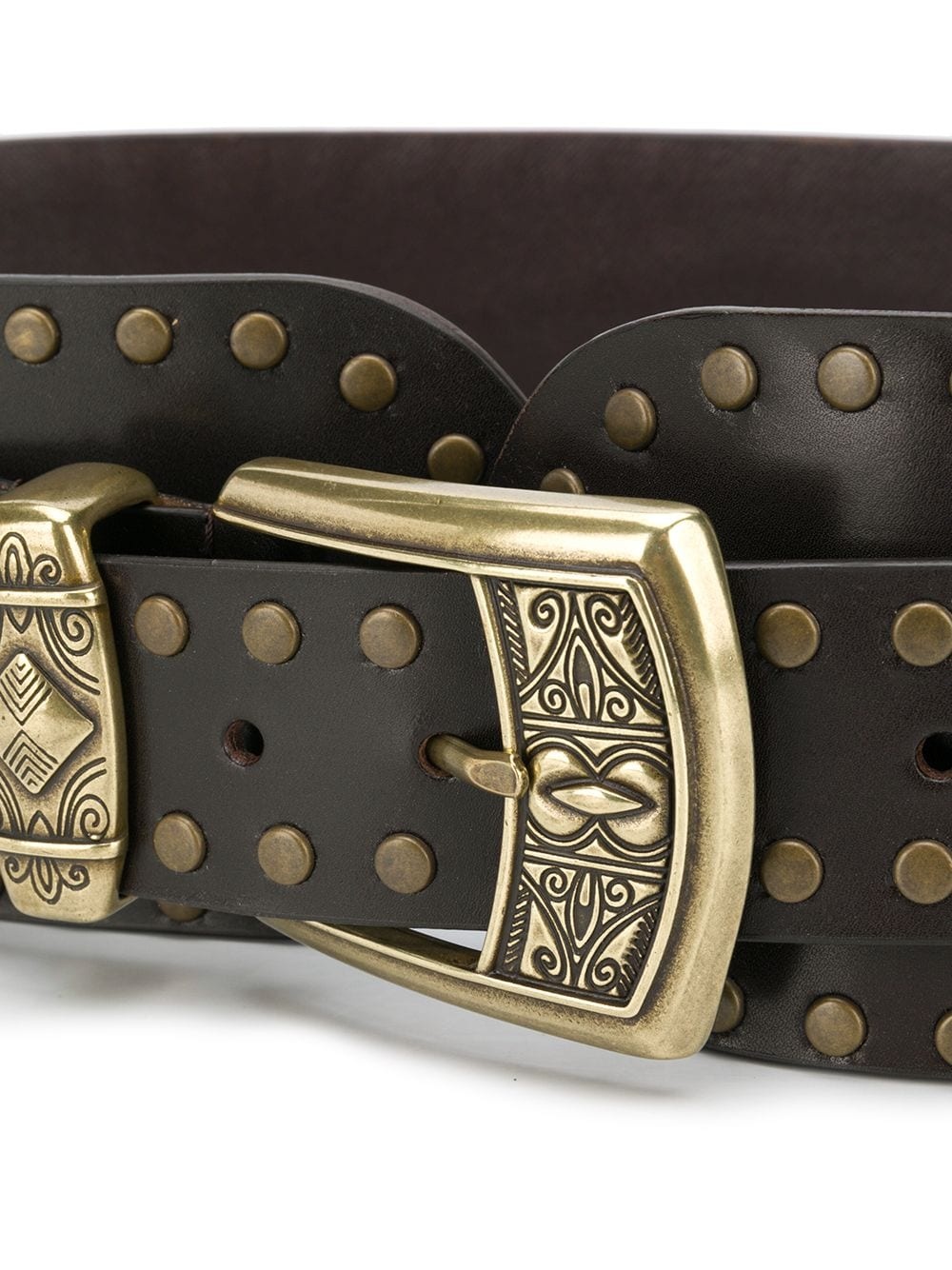 studded buckle belt - 2