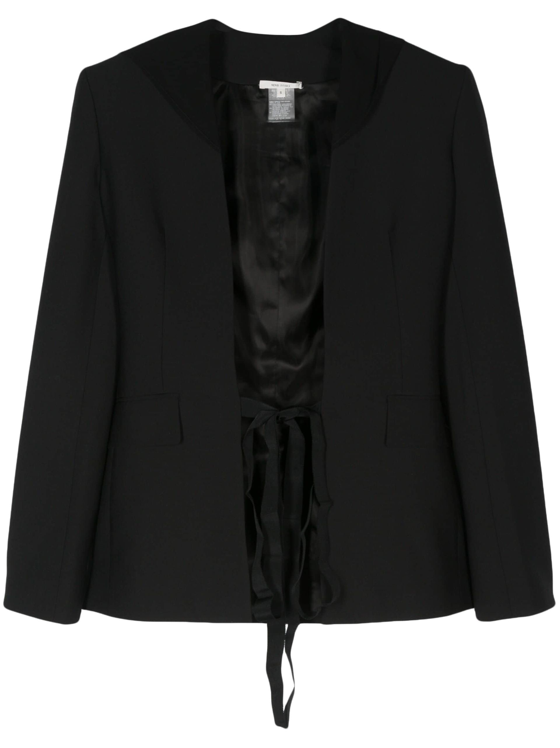 hooded blazer - 1