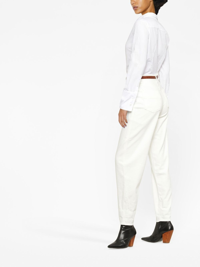 high-waisted straight trousers 4