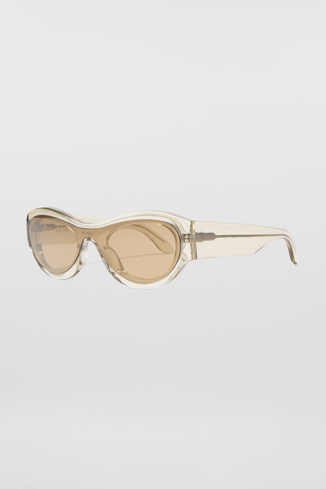 PROTOTIPO 5 SUNGLASSES / transparent grey & green - 2