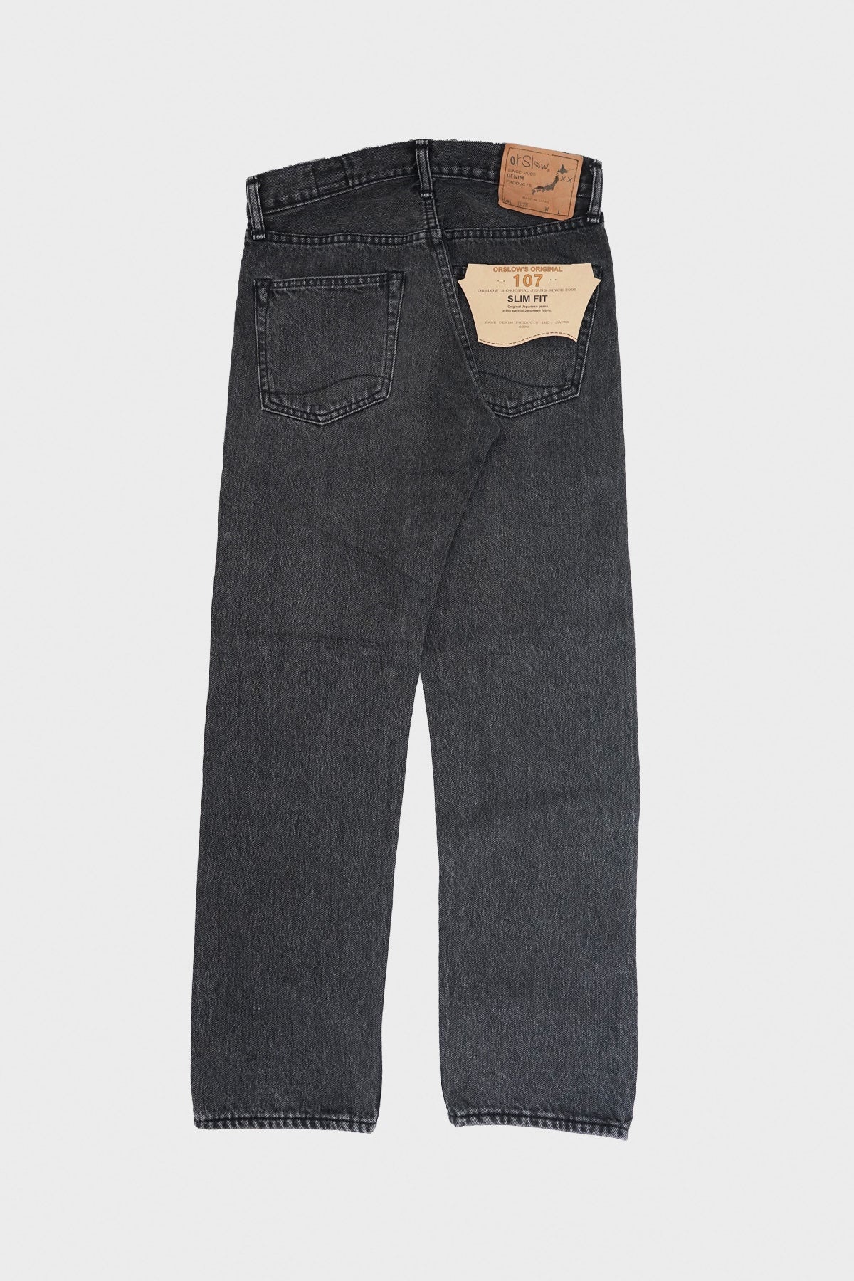 107 Ivy Denim - Black Denim Stone - 3